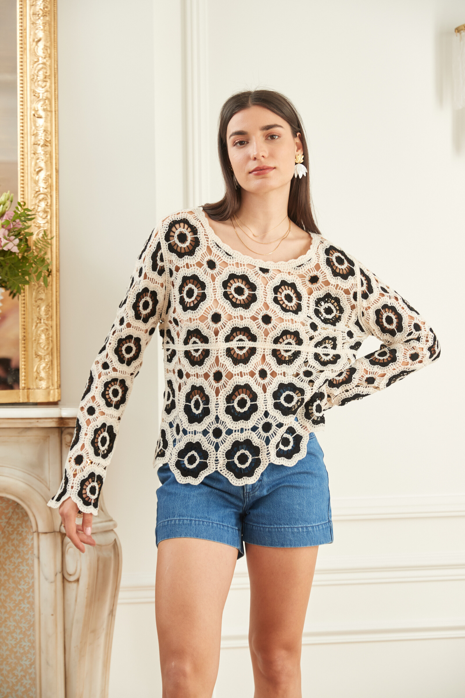 Wholesaler Exquiss's - Floral crochet