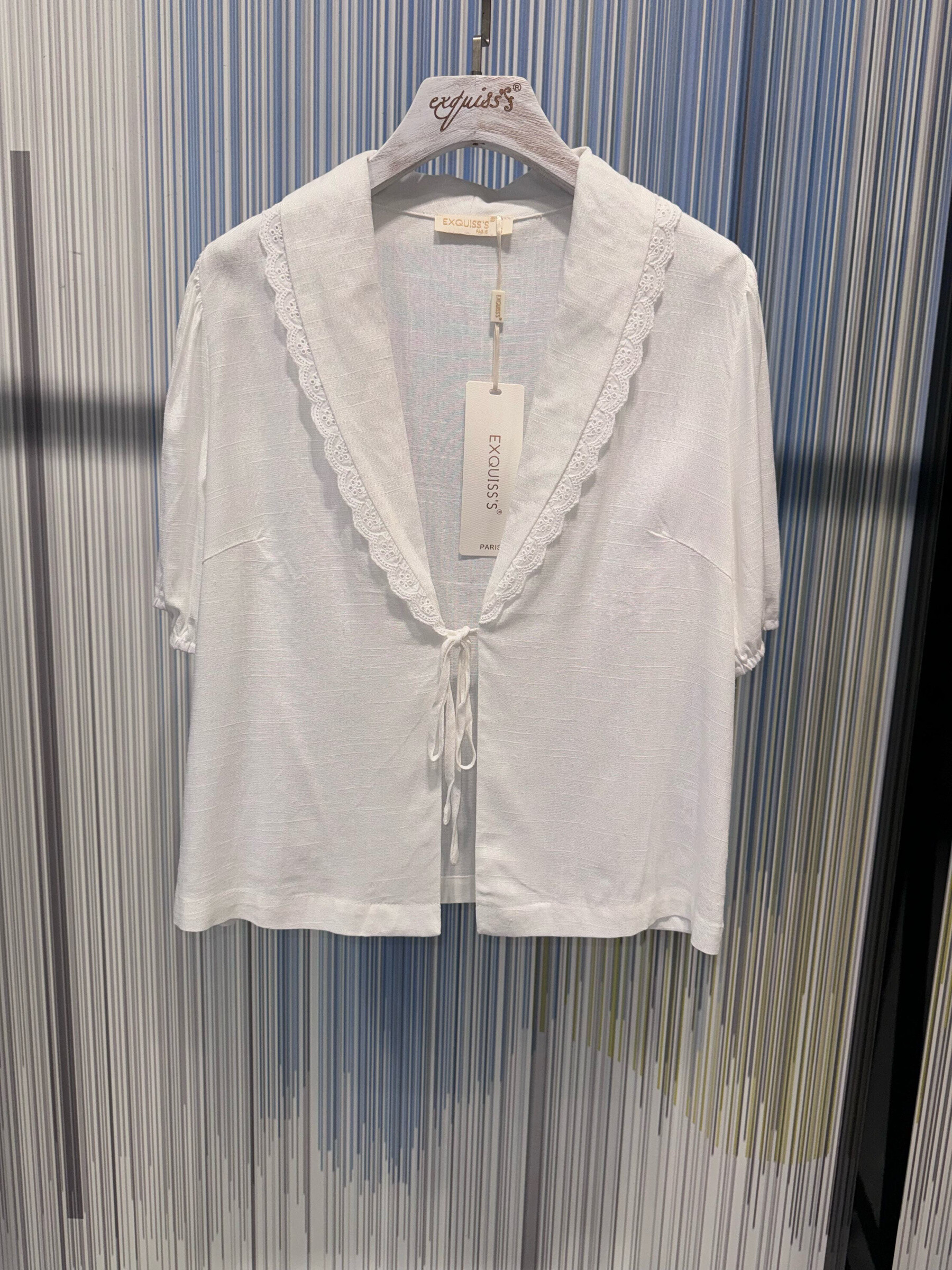Wholesaler Exquiss's - Cardigan short to lace