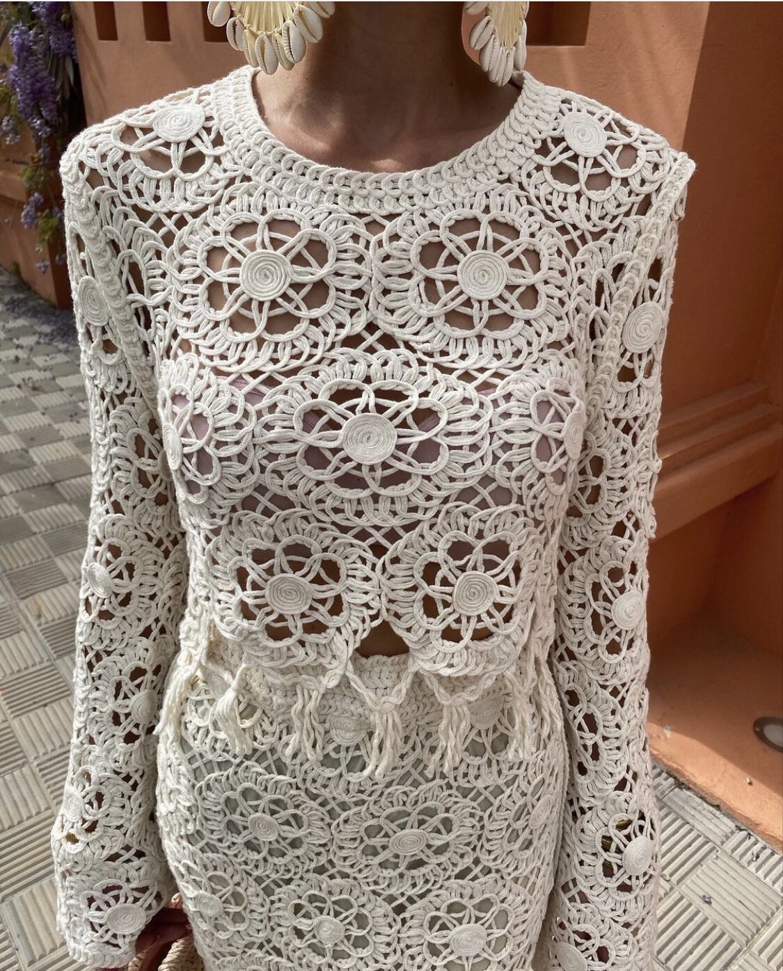 Wholesaler Exquiss's - Elegant crochet top