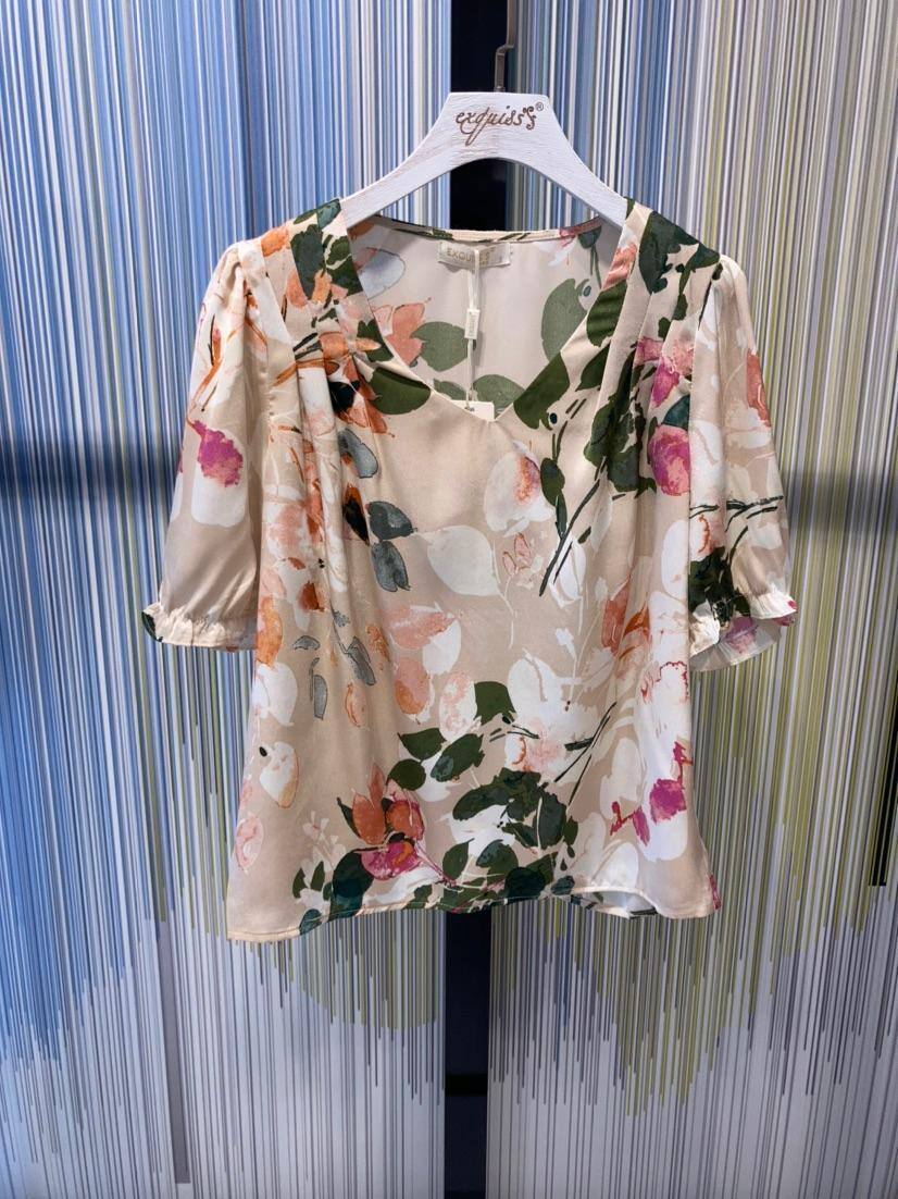 Mayorista Exquiss's - Blusa femenina de mangas cortas