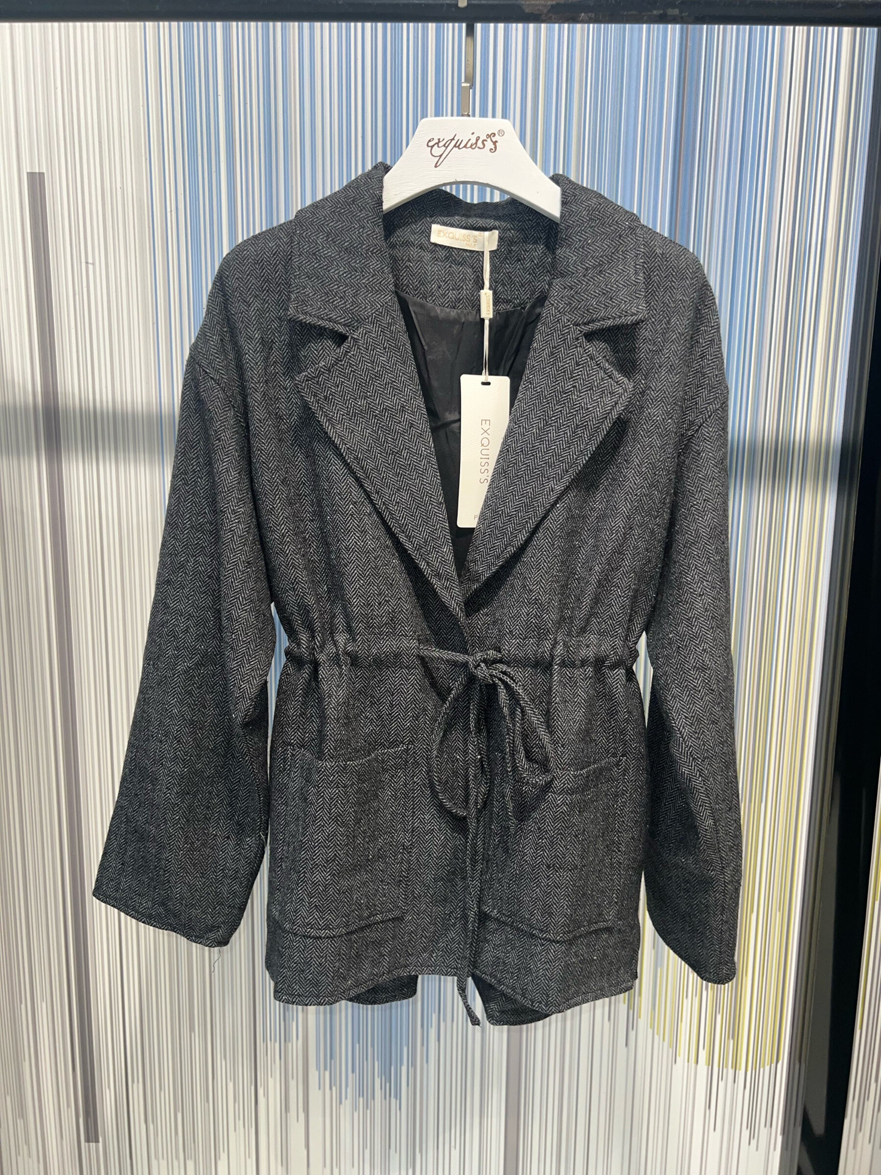Wholesaler Exquiss's - Chic Jacket with Belt