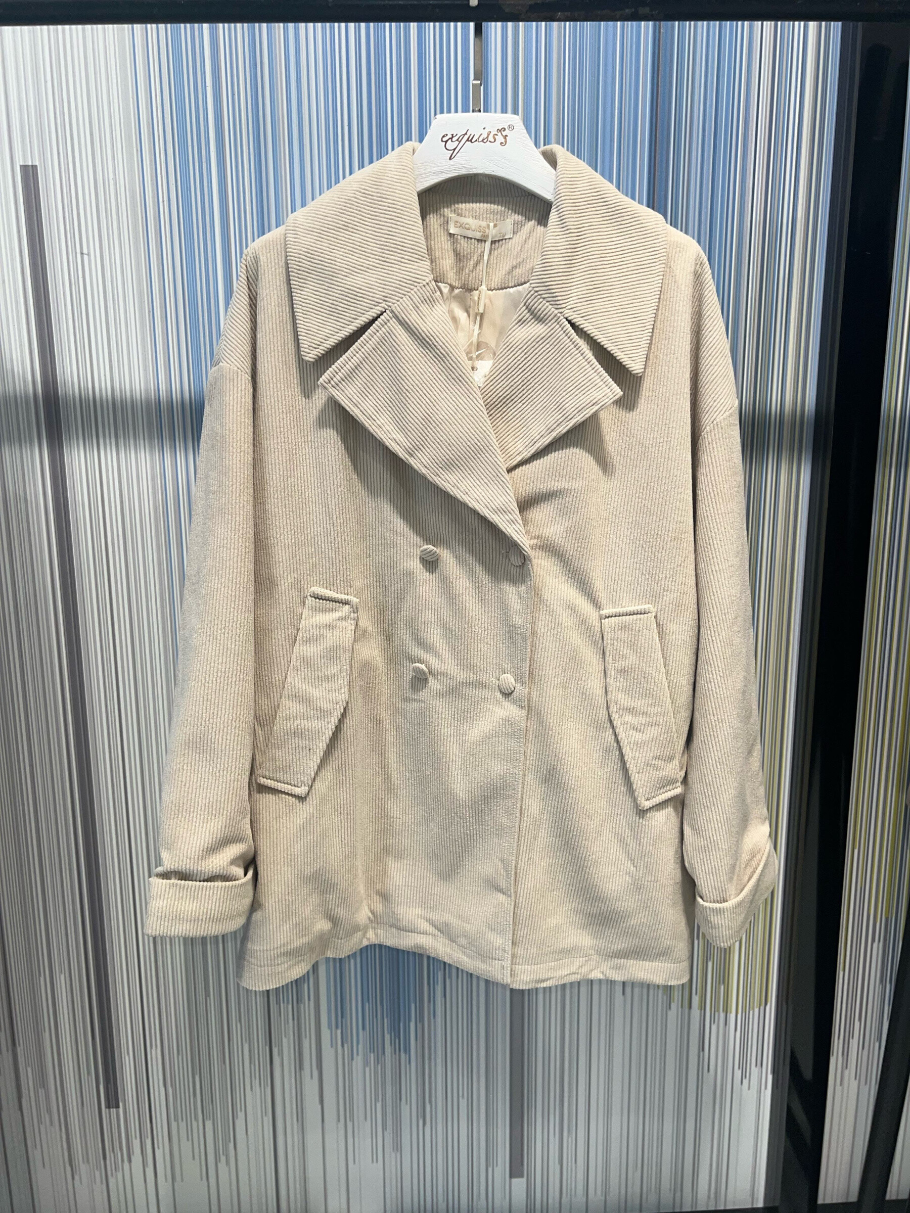 Wholesaler Exquiss's - Chic Ribbed Jacket