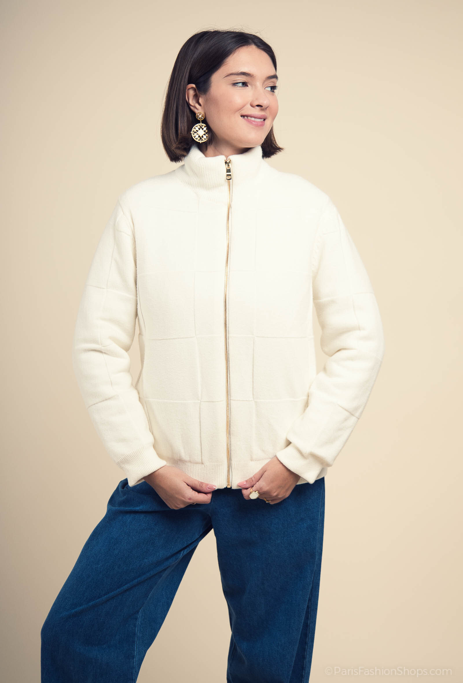 Wholesaler Exquiss's - Stylish zipped jacket