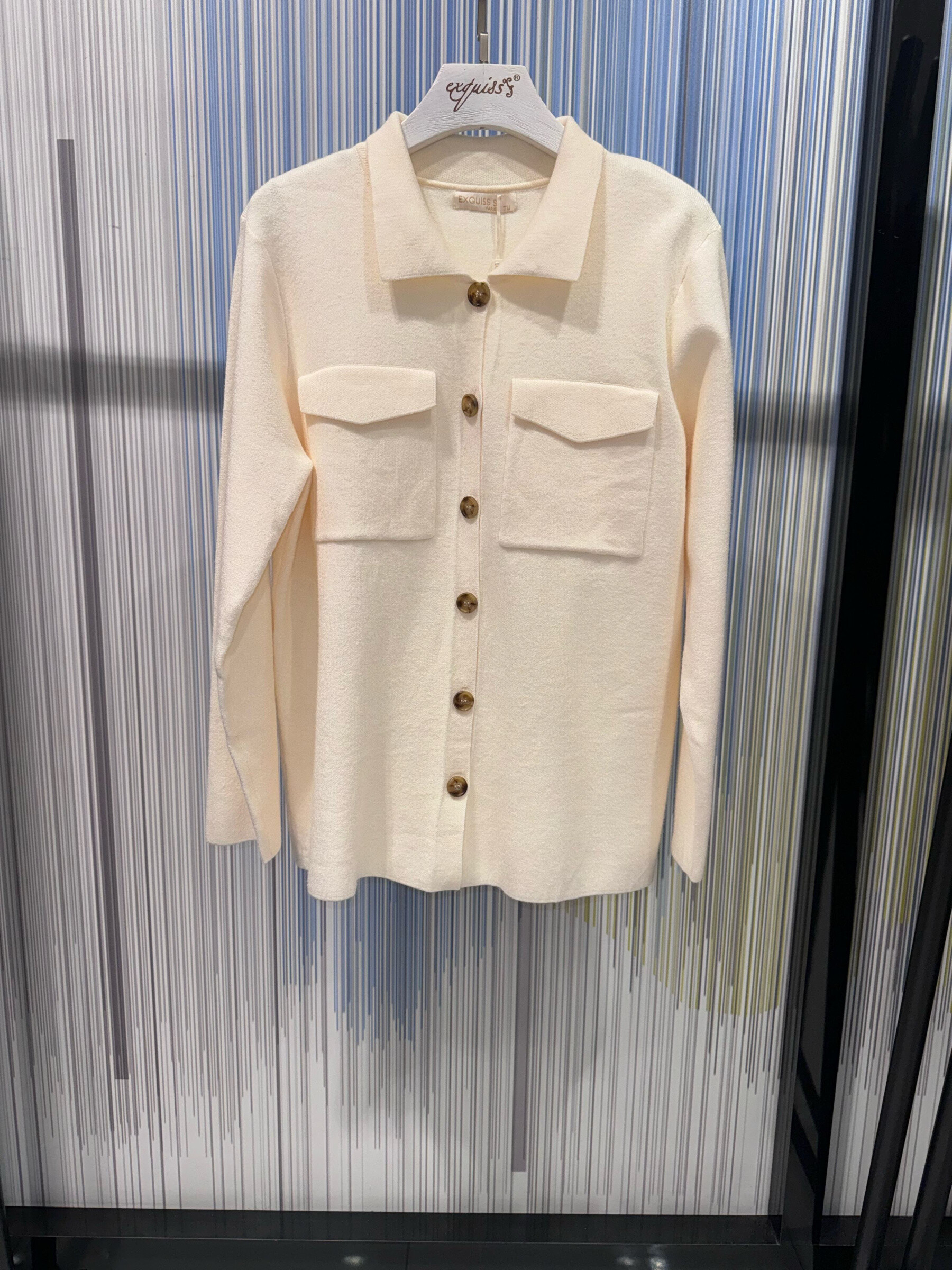 Wholesaler Exquiss's - Elegant Pocket Shirt