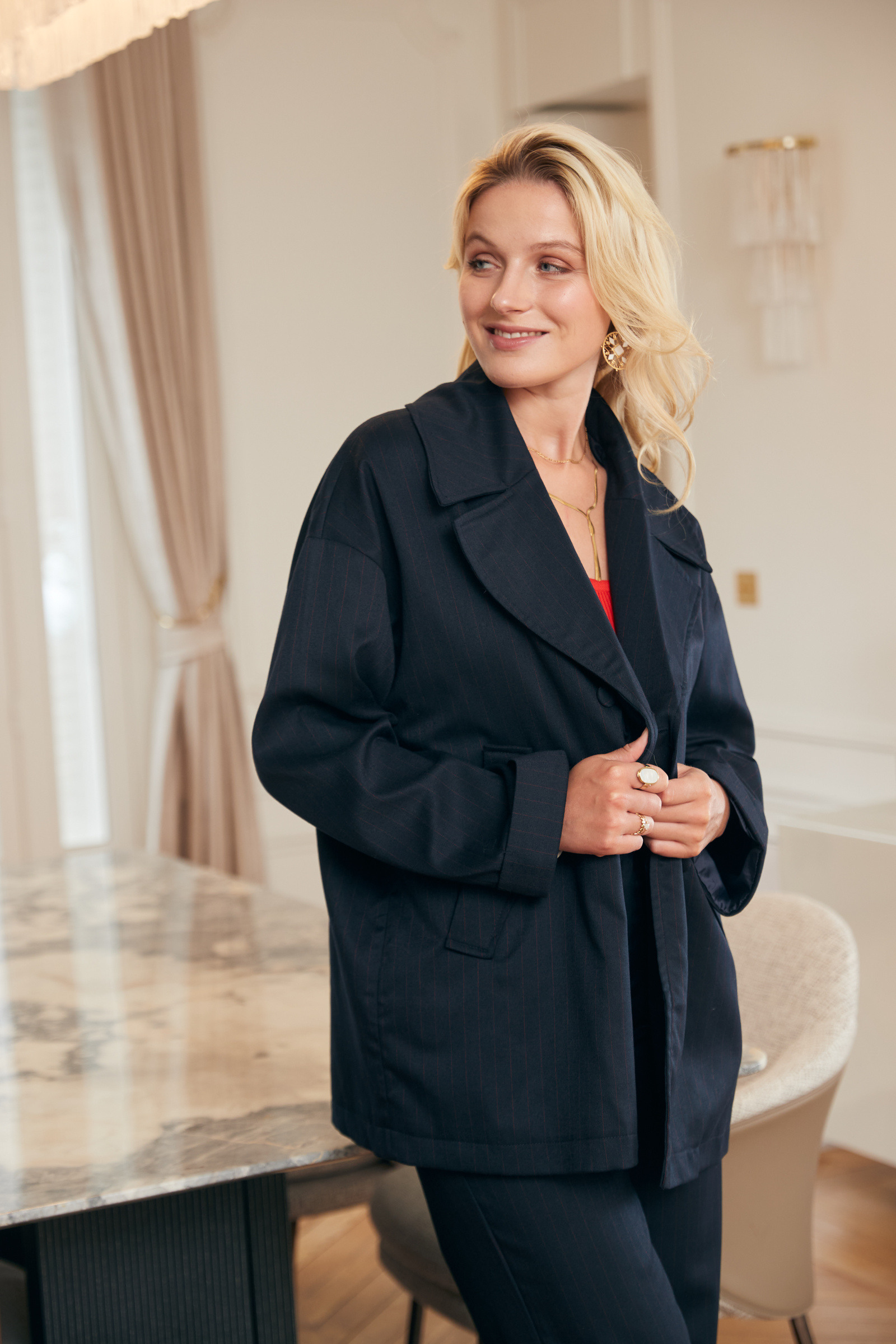 Grossiste Exquiss's - Veste à double boutonnage