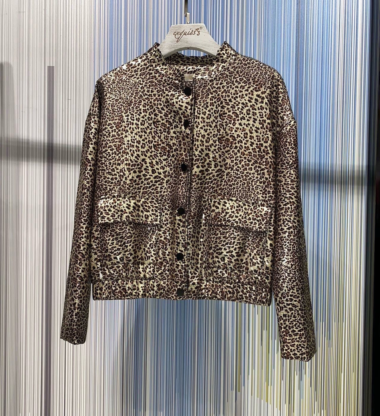 Wholesaler Exquiss's - Chic Leopard Jacket