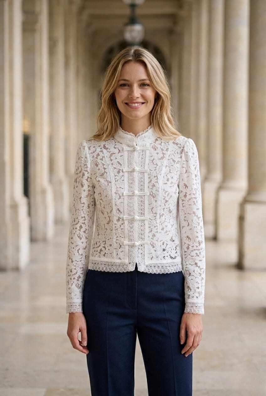 Mayorista Exquiss's - Chaqueta de encaje