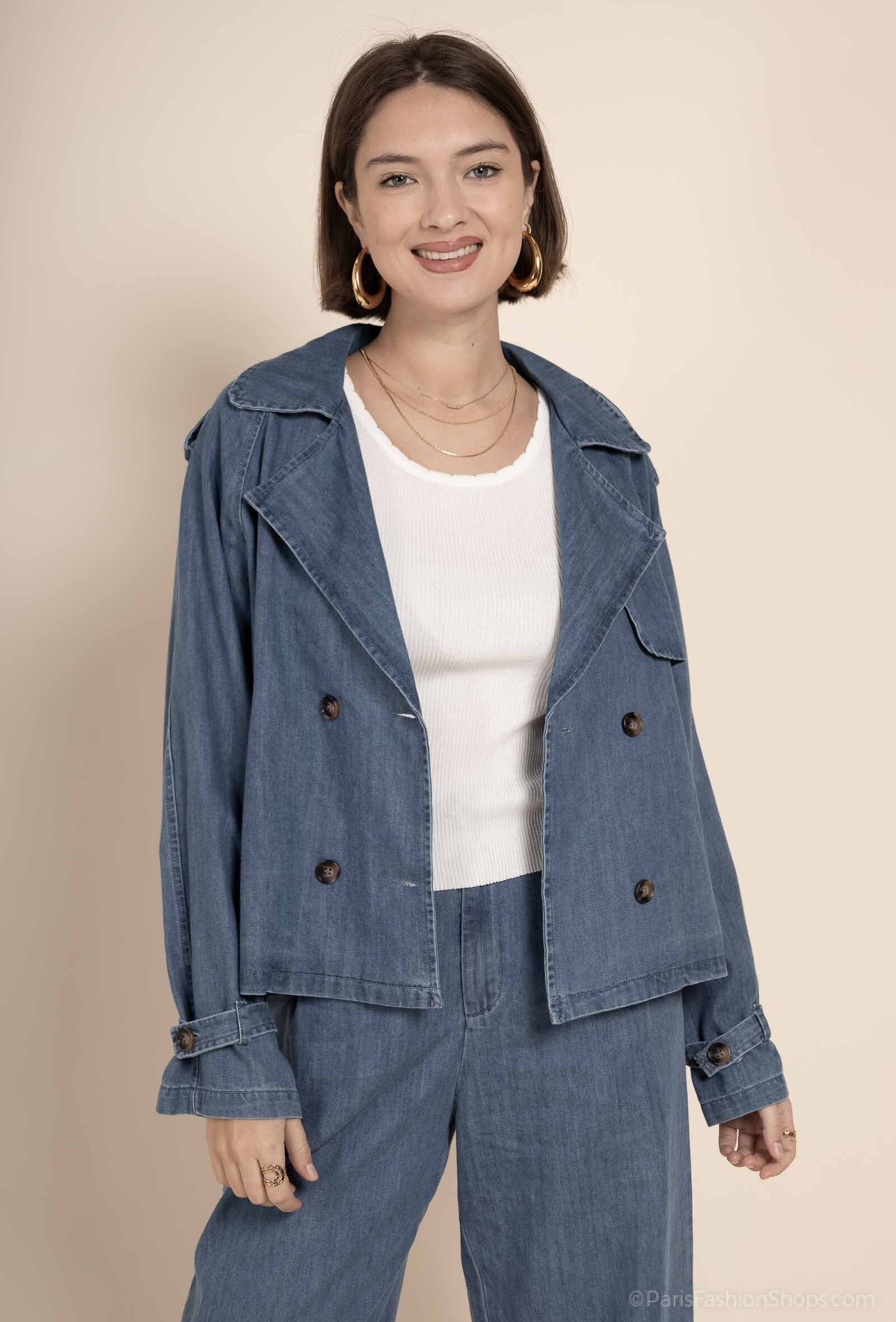 Grossista Exquiss's - Giacca di jeans elegante