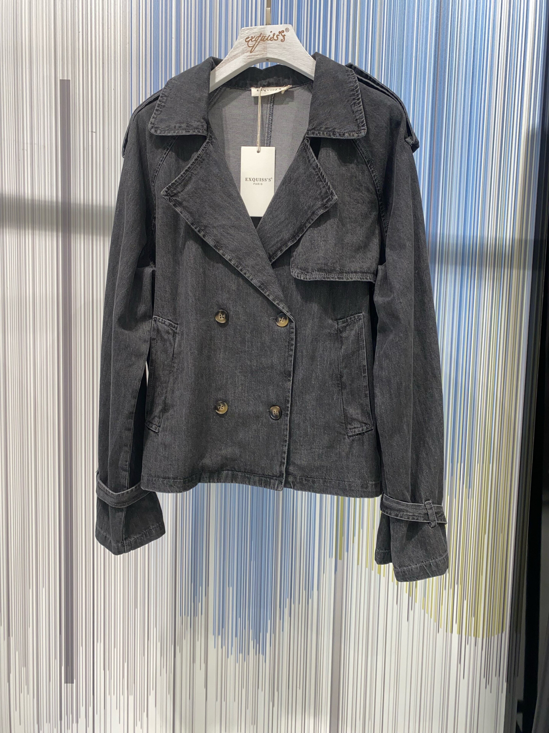 Grossiste Exquiss's - Veste en denim chic