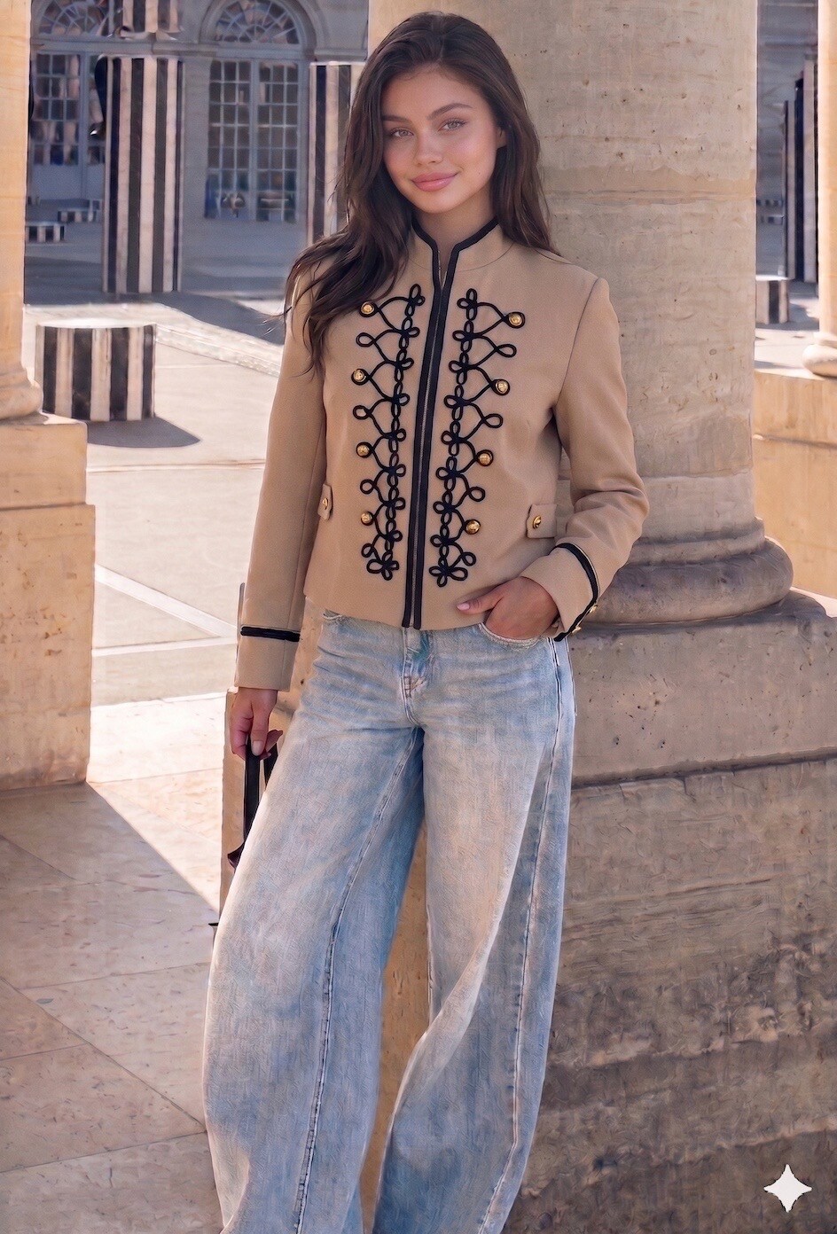 Mayorista Exquiss's - Chaqueta con estampado en el centro.