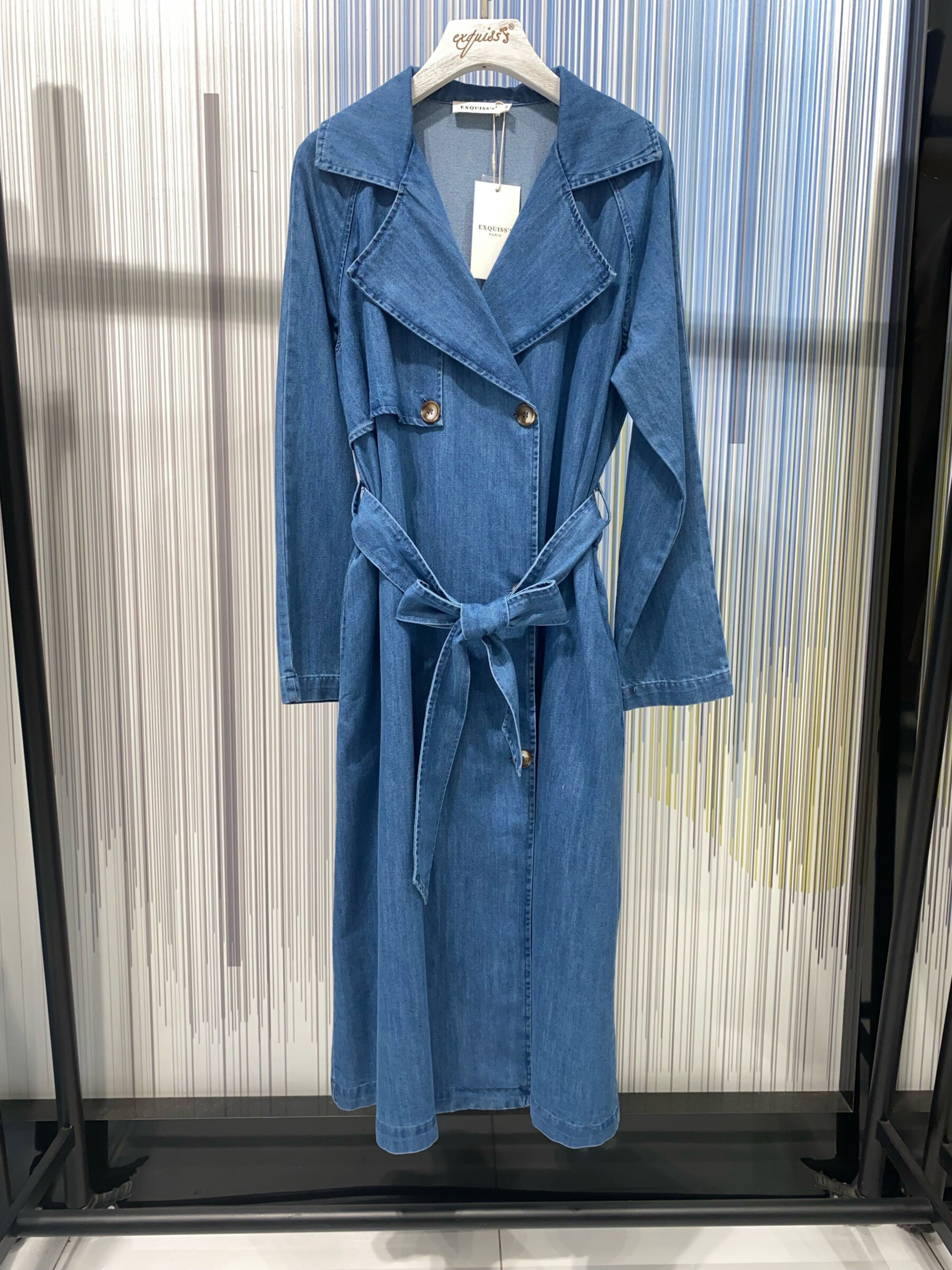 Wholesaler Exquiss's - Long Elegant Denim Jacket