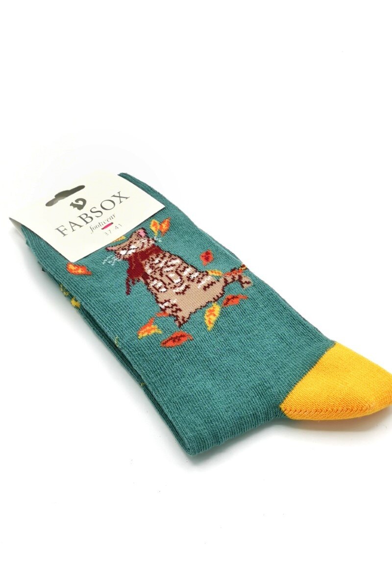 Wholesaler Fabsox - WINDY CAT GREEN