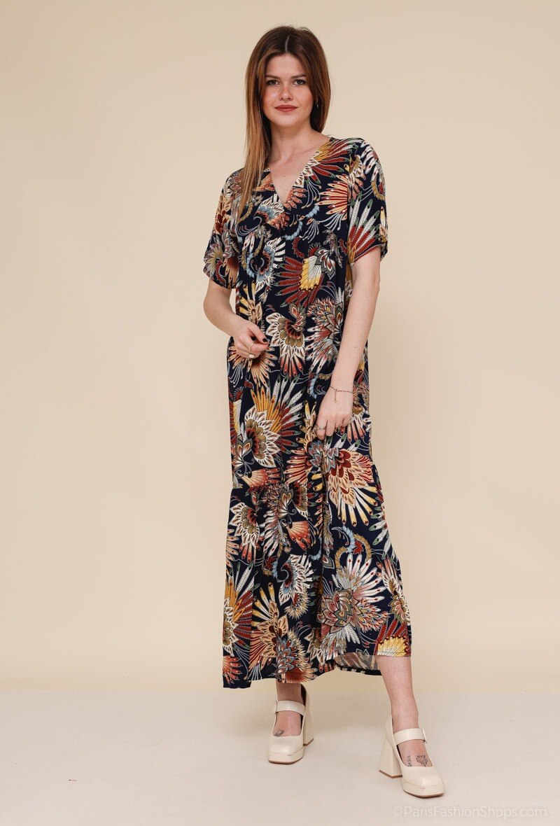 Wholesaler Fafa Diffusion - Short sleeve long dress