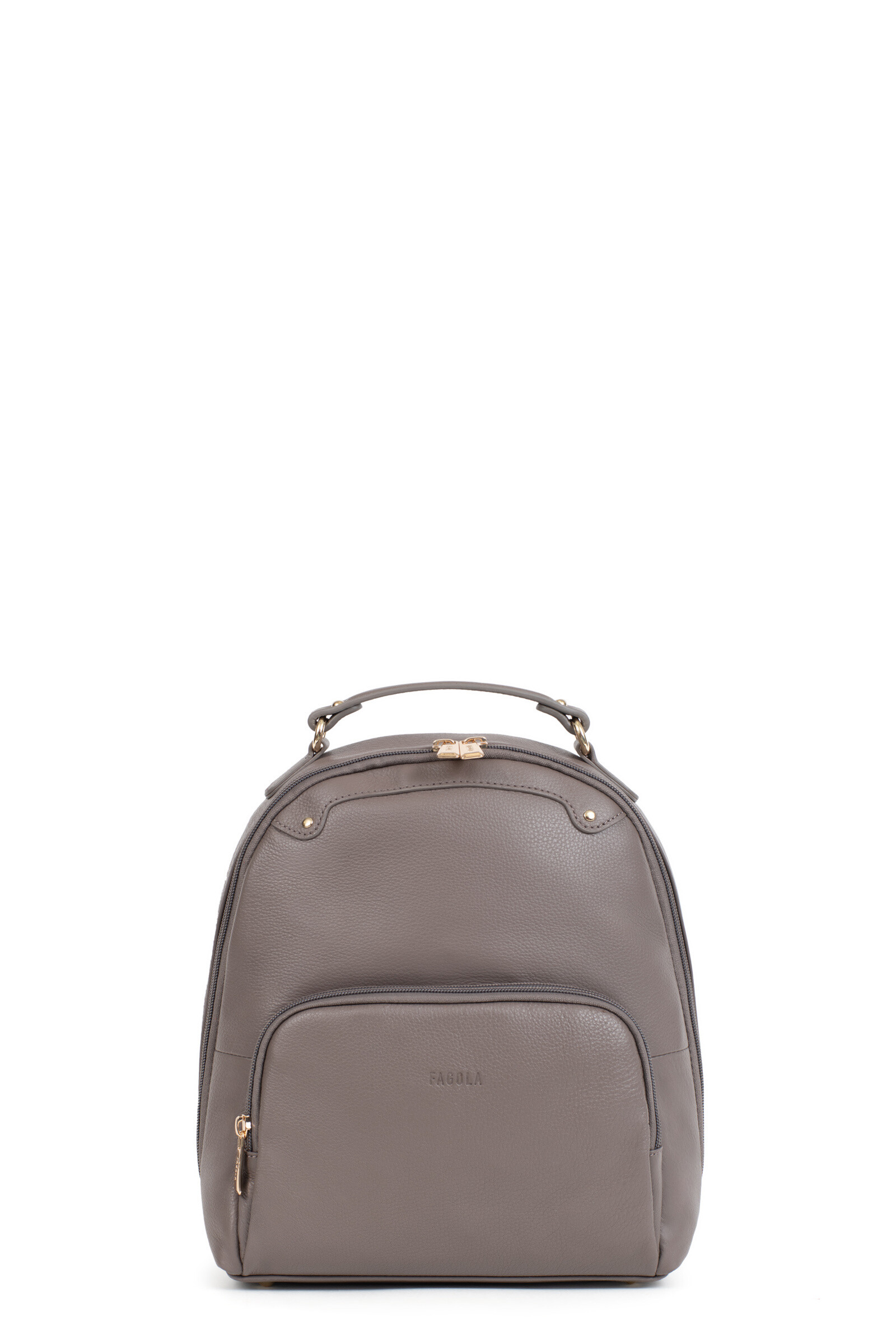 Großhändler Fagola - Fagola - Rucksack - Foulon Cowhide Leder. - Preta -Linie
