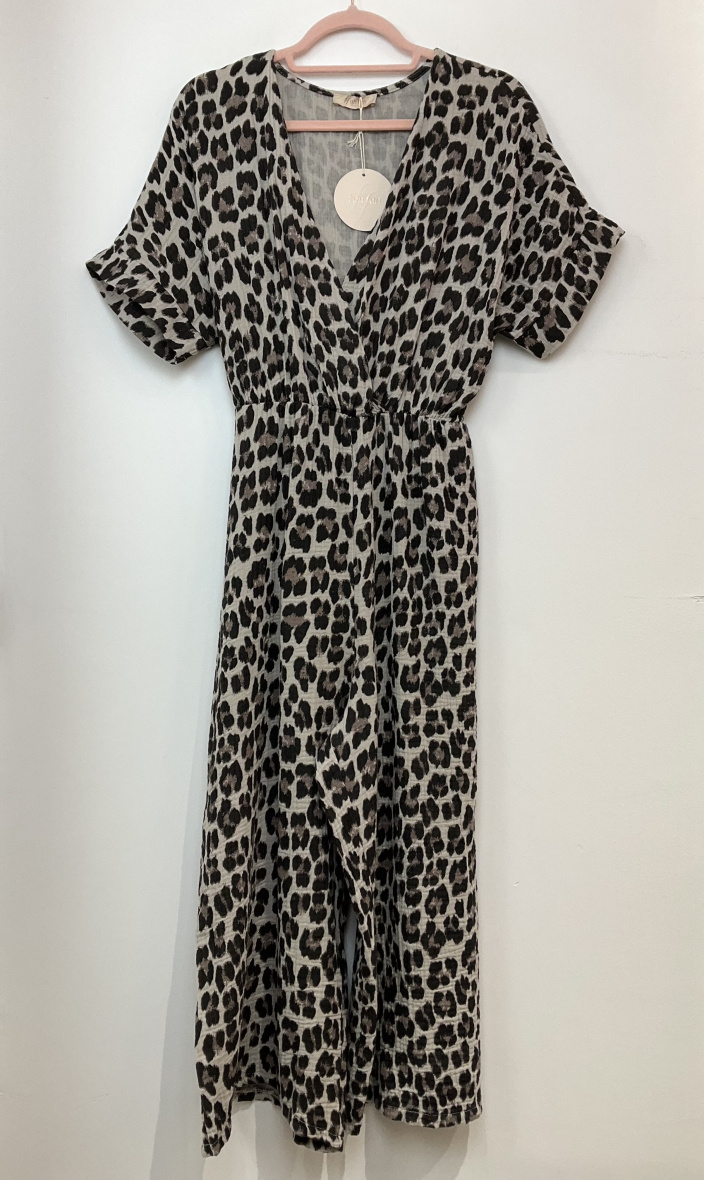 Grossista FANFAN - Tuta con stampa leopardata