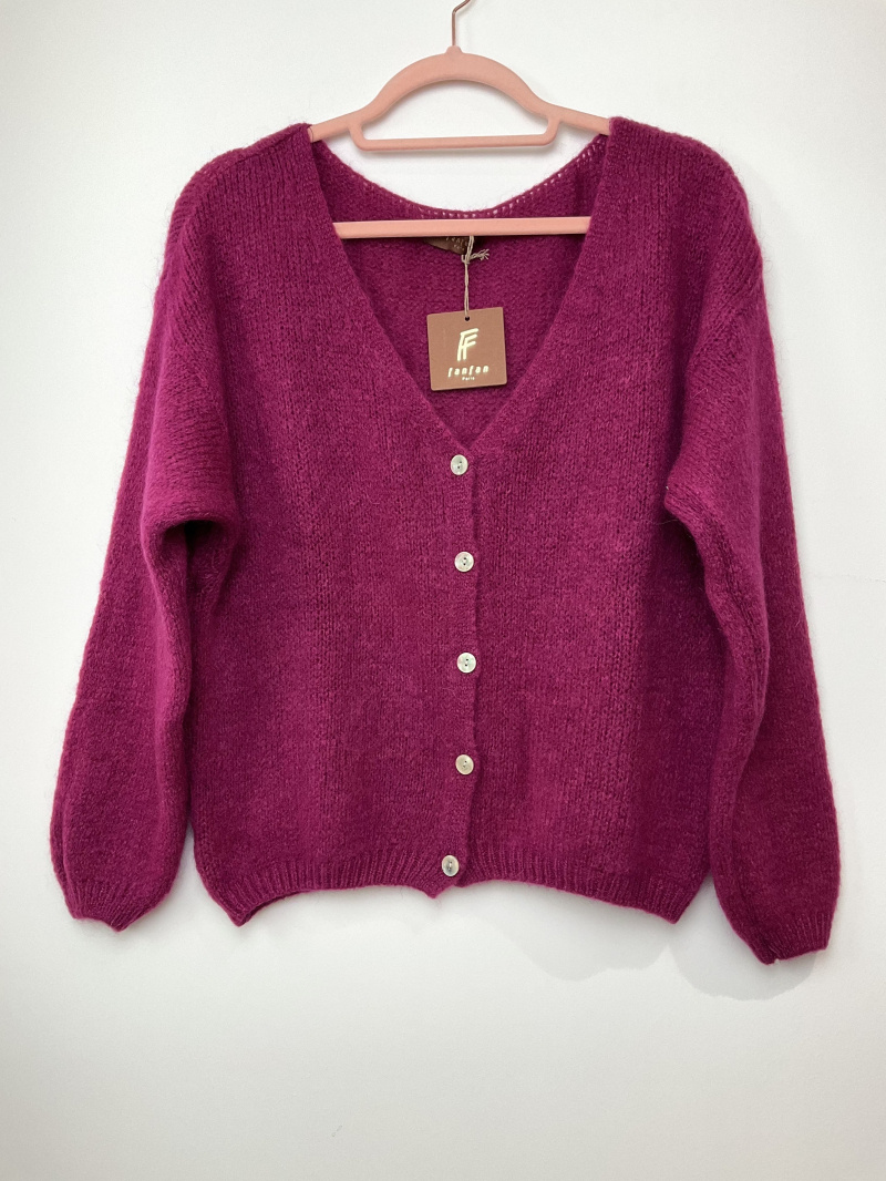 Wholesaler FANFAN - Buttoned sweater