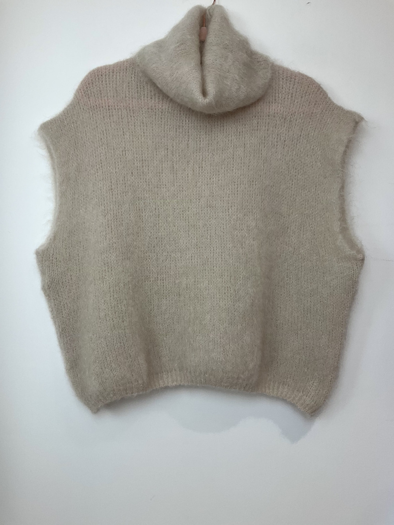 Wholesaler FANFAN - Sleeveless turtleneck sweater