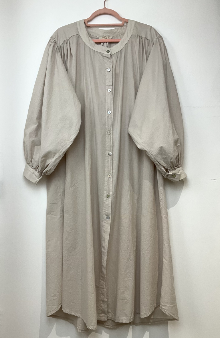 Wholesaler FANFAN - Buttoned dress with long sleeves