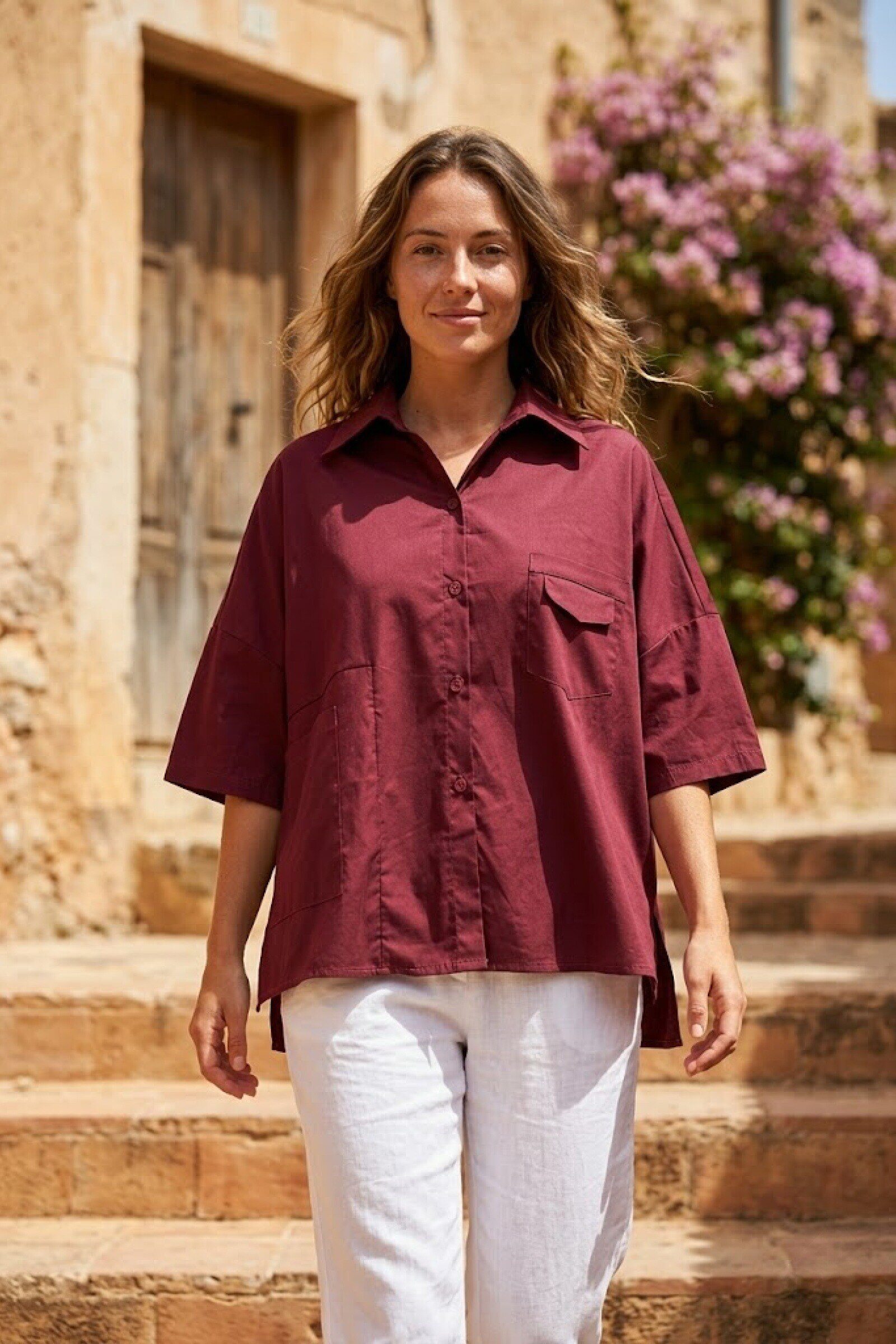 Wholesaler Farfalla - Relaxed fit short sleeve shirt