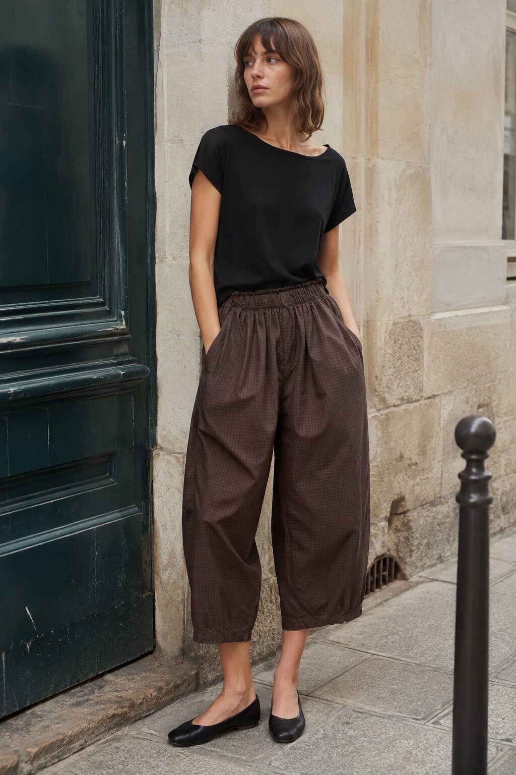 Wholesaler Farfalla - Loose plaid trousers