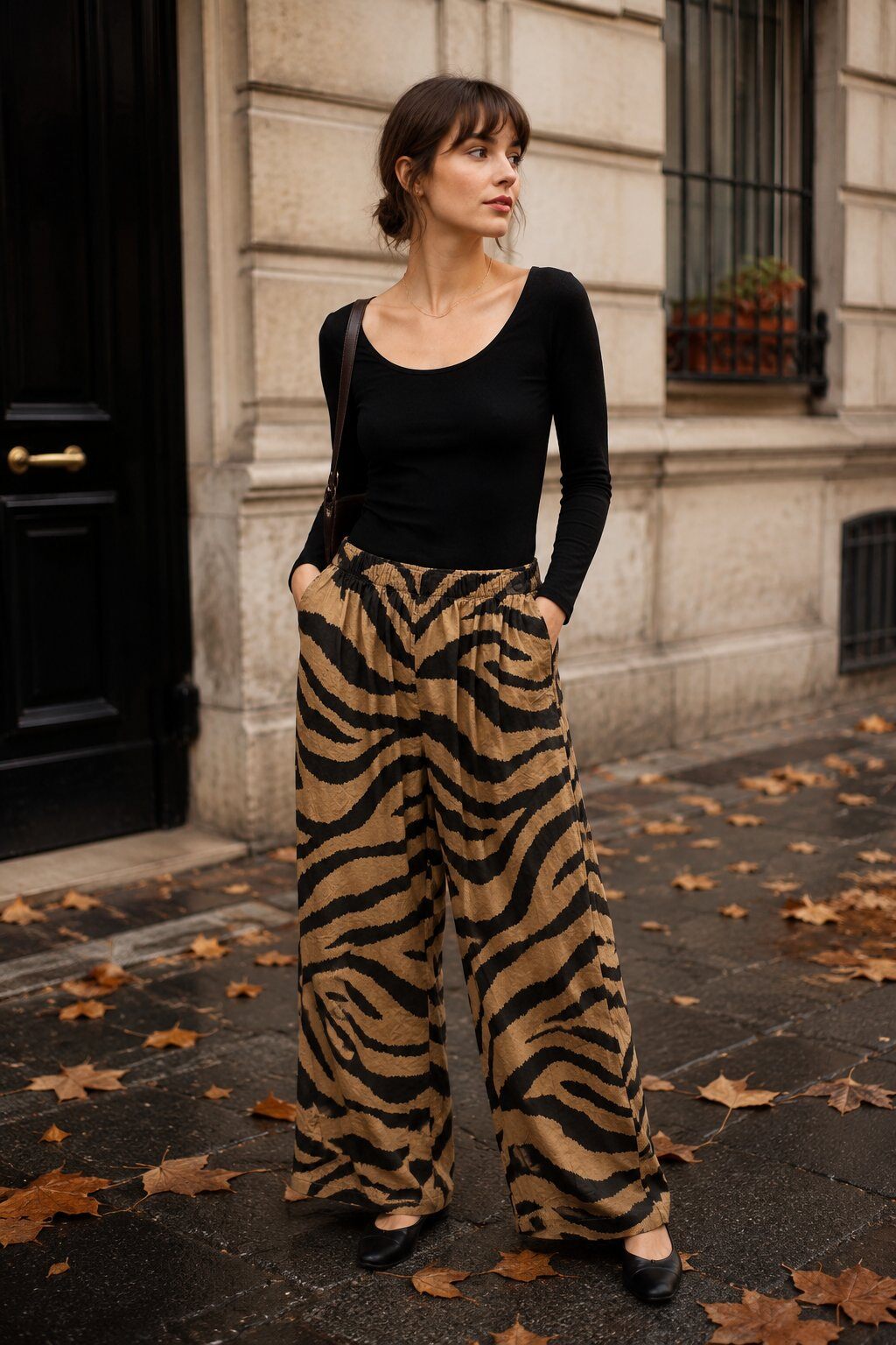 Mayorista Farfalla - Pantalones anchos estampados