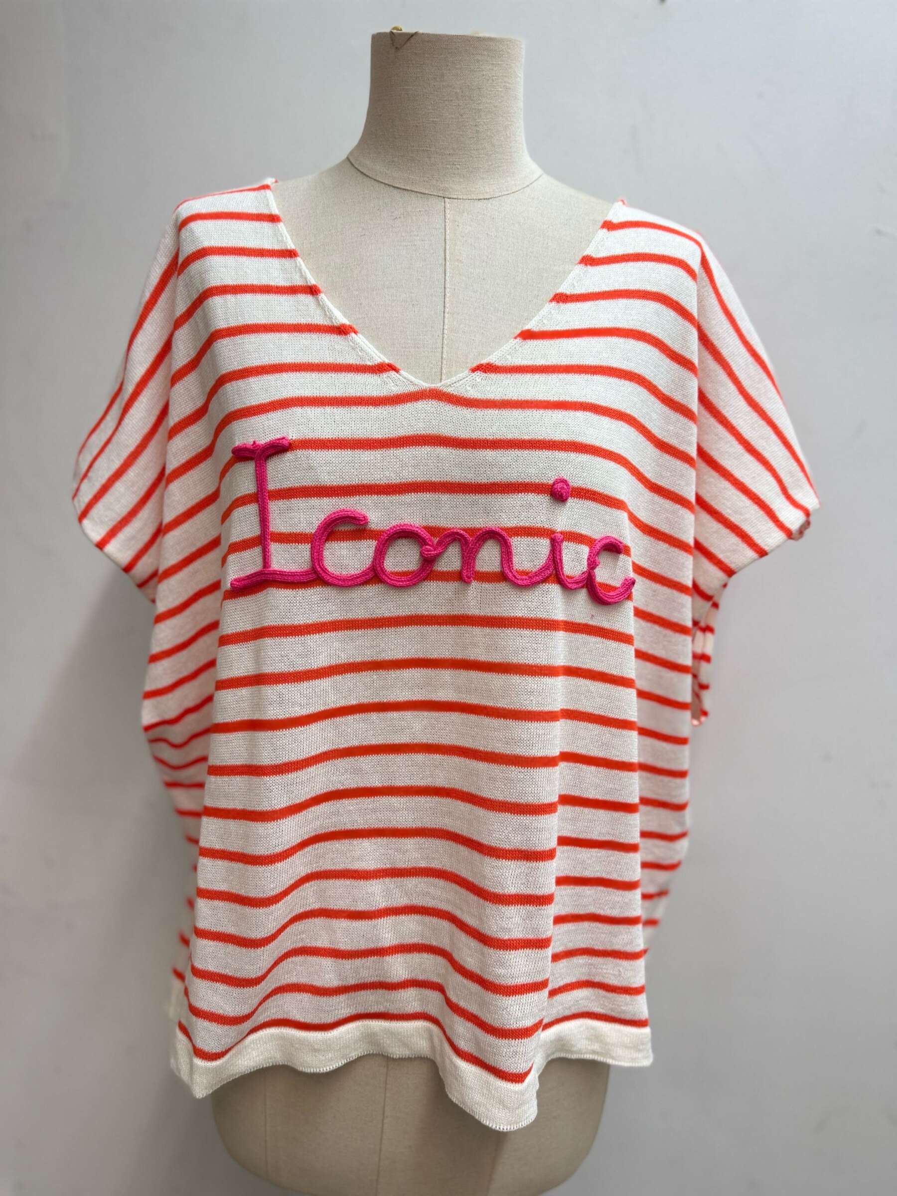 Wholesaler Farfalla - Striped cotton sweater