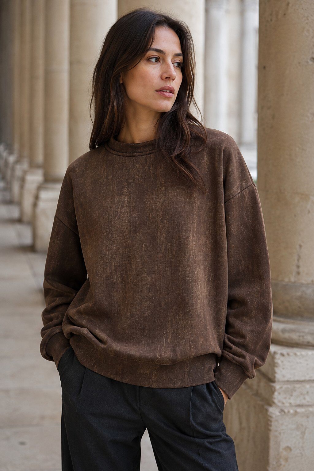 Wholesaler Farfalla - Crew neck sweatshirt, long sleeves