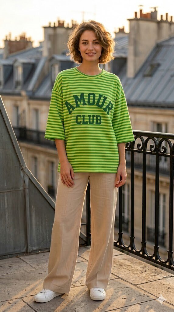 Wholesaler Farfalla - Loose striped T-shirt