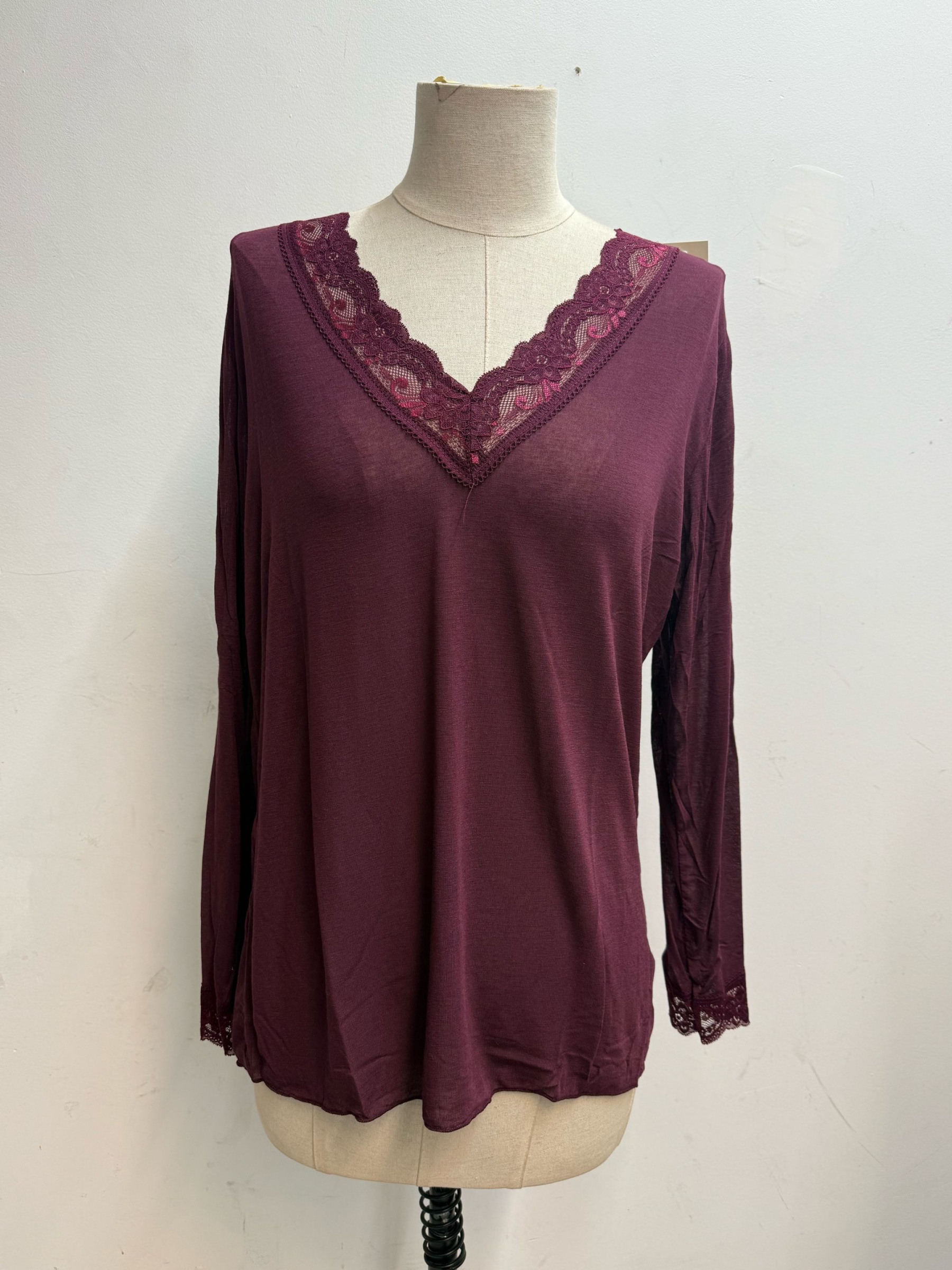 Grossiste Farfalla - Tee-shirt long à col en V