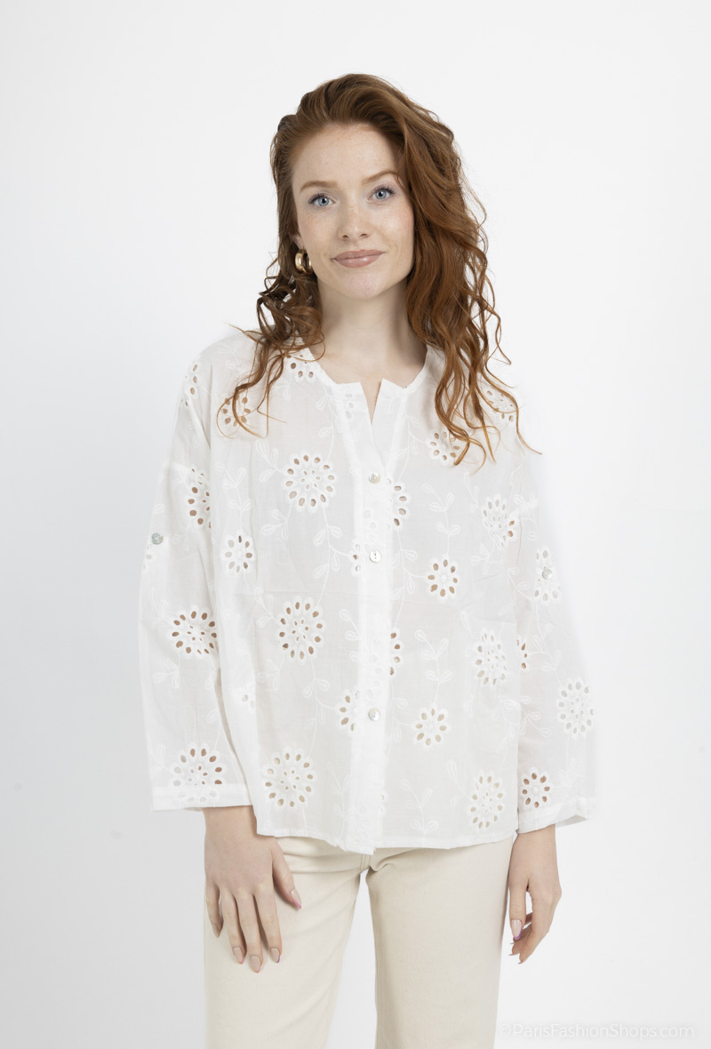 Wholesaler FASHION C&Z - English embroidery shirt