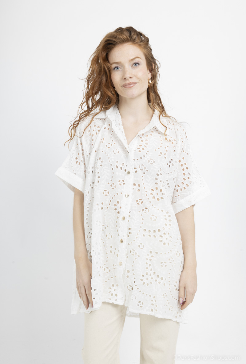 Wholesaler FASHION C&Z - English embroidery shirt
