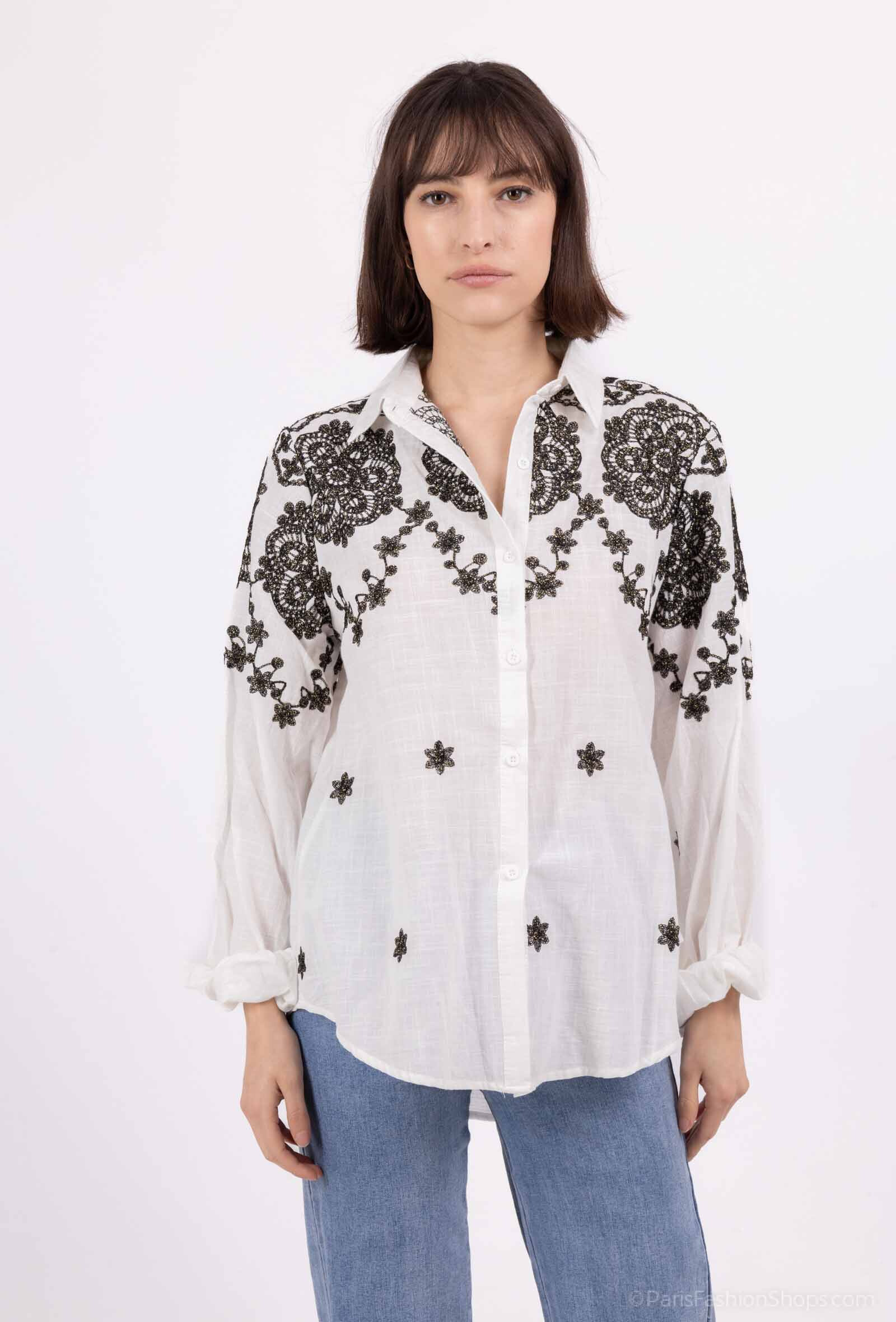 Wholesaler FASHION C&Z - Embroidered shirt
