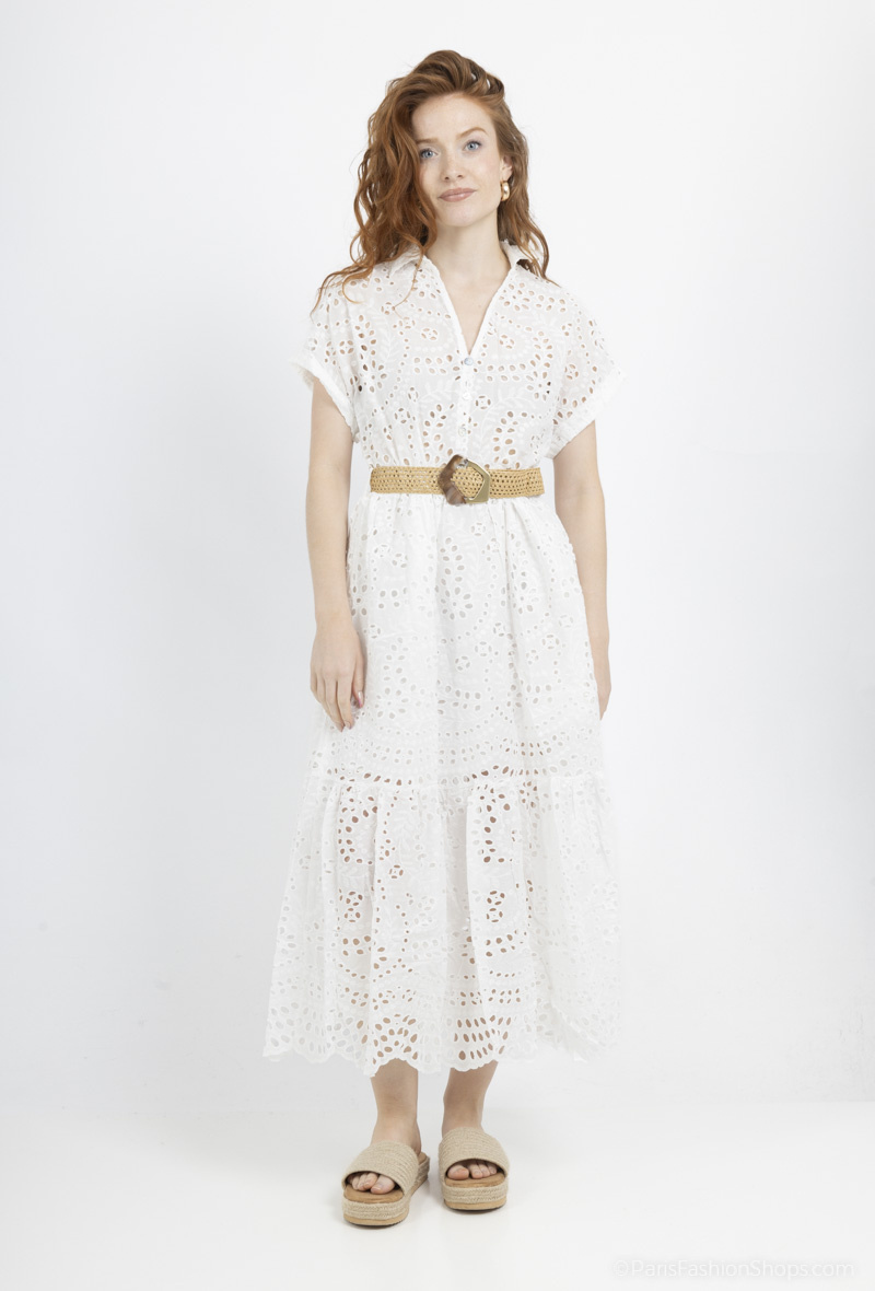 Wholesaler FASHION C&Z - English embroidery dress