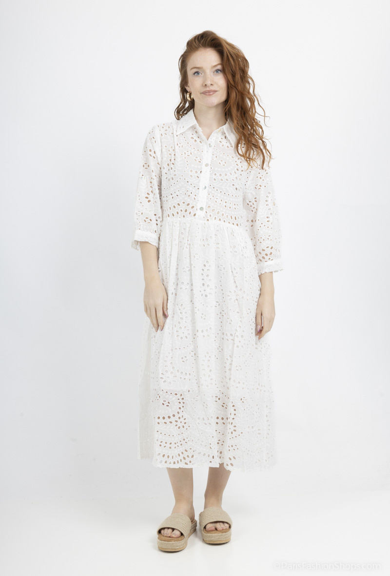 Wholesaler FASHION C&Z - English embroidery dress