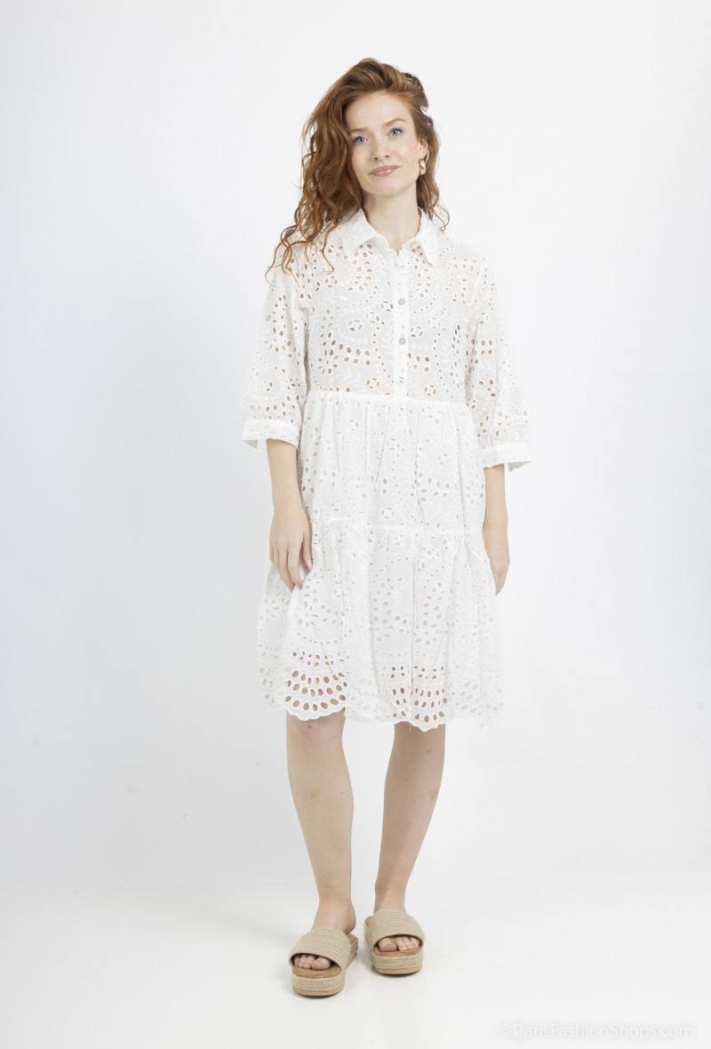 Wholesaler FASHION C&Z - English embroidery dress