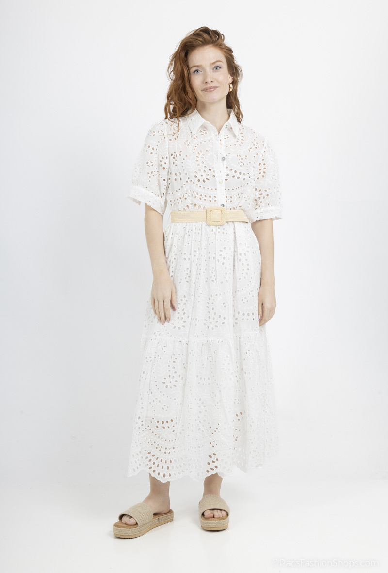 Wholesaler FASHION C&Z - English embroidery dress