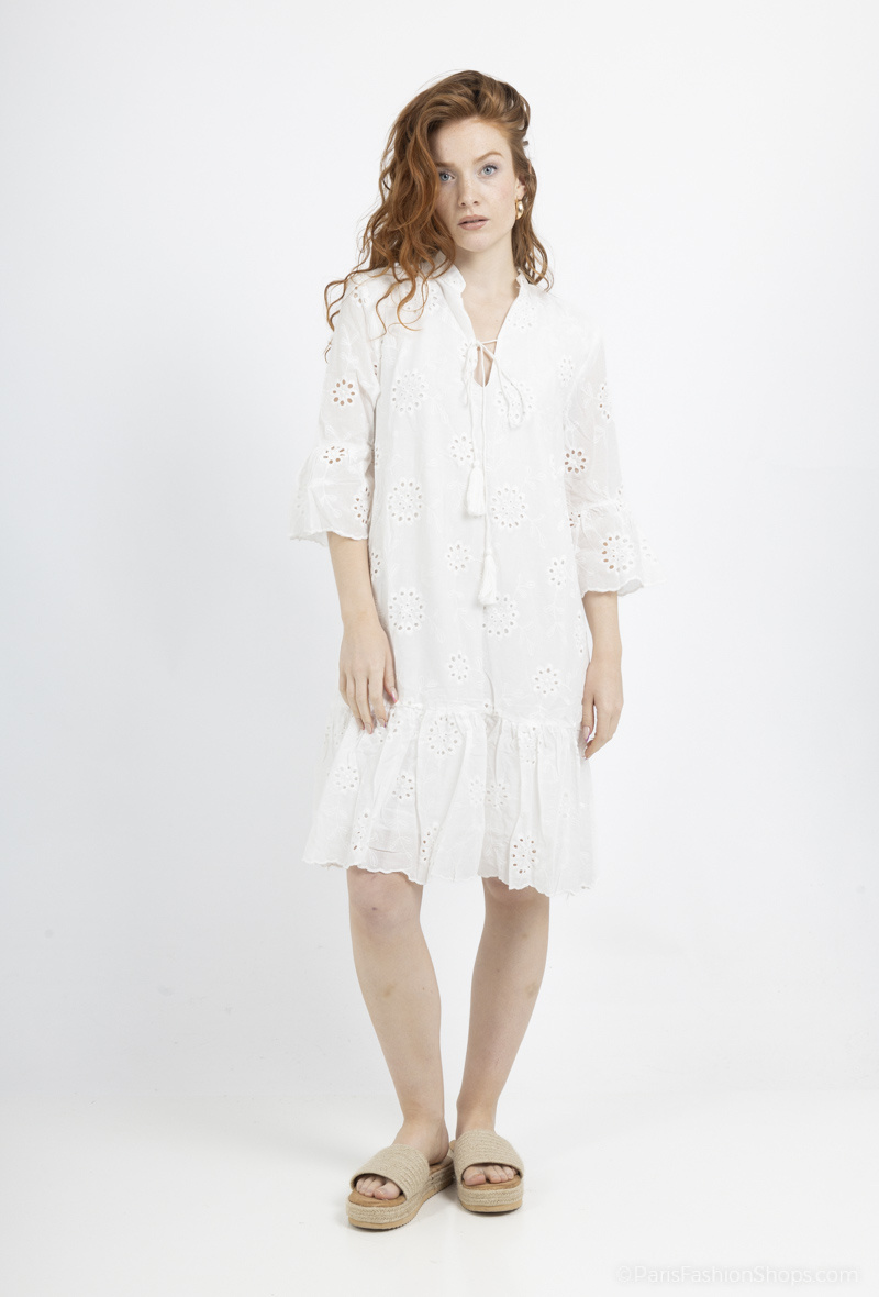 Wholesaler FASHION C&Z - English embroidery dress