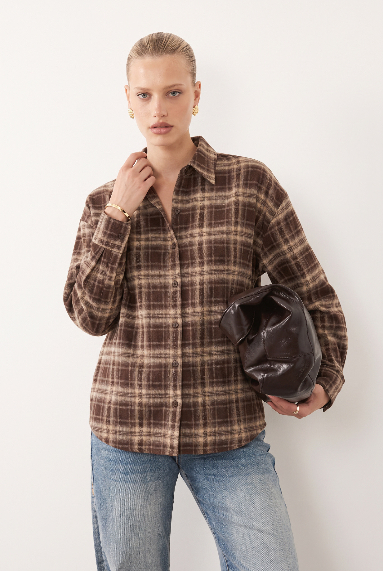 Grossiste Feelkoo - Chemise à grand carreaux