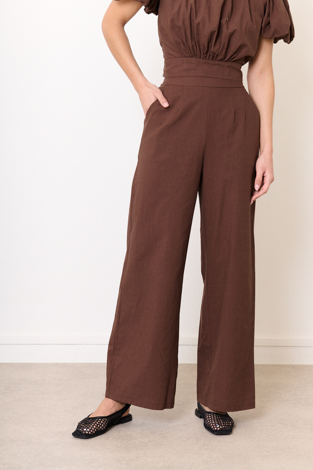 Grossiste Feelkoo - Pantalon Lin Coton