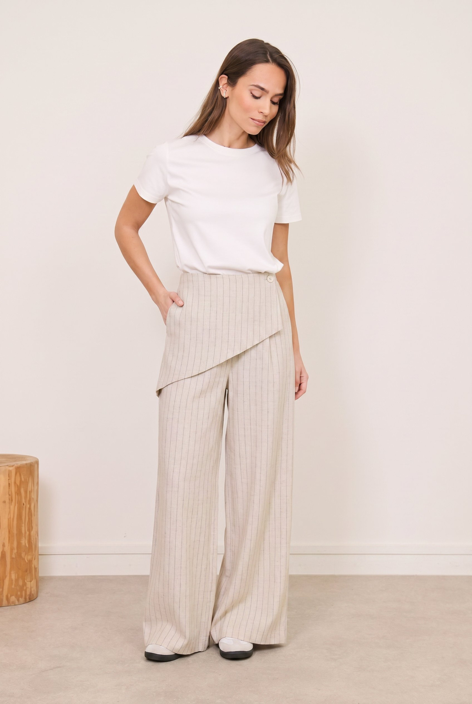 Mayorista Feelkoo - Pantalón a rayas