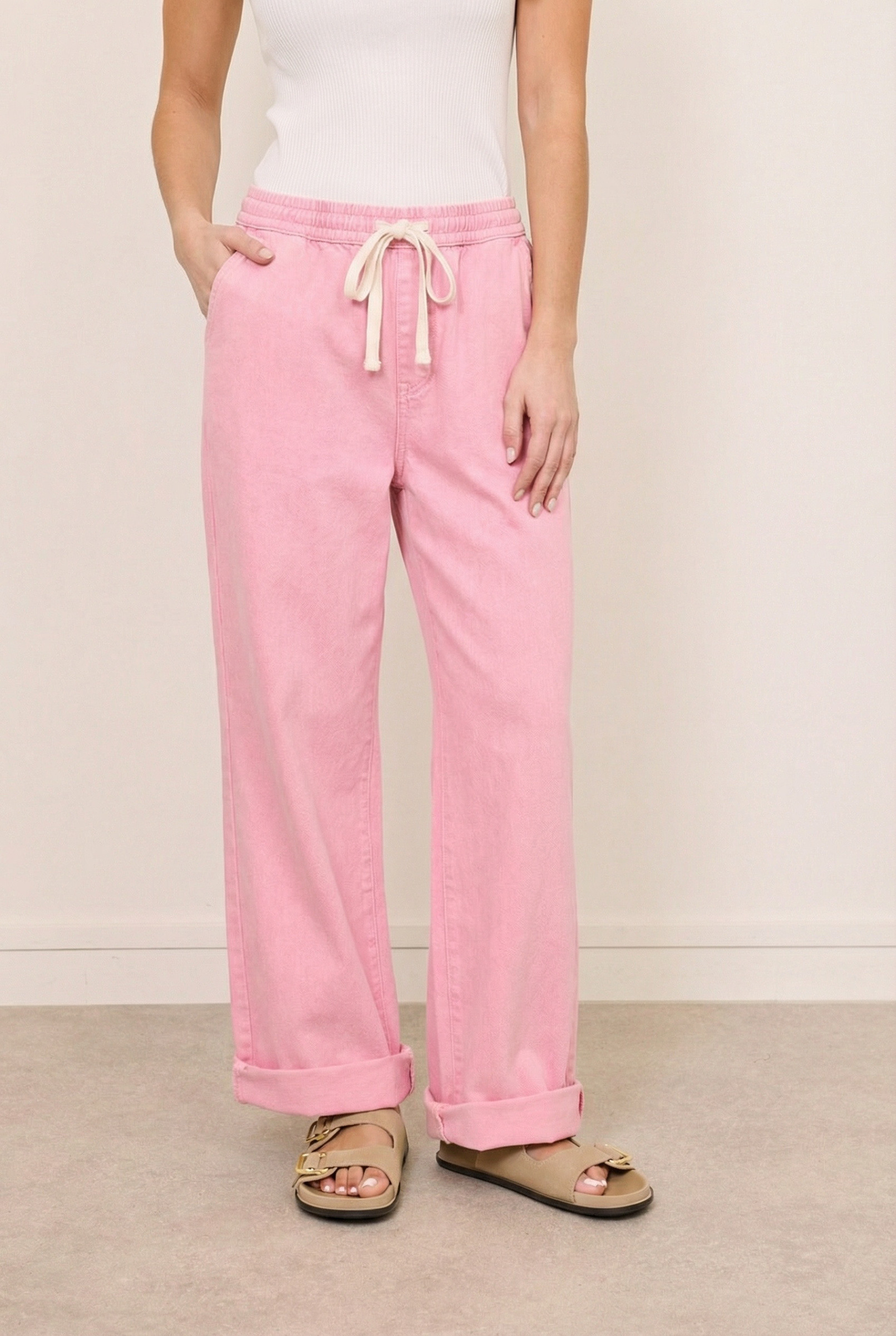 Grossiste Feelkoo - Pantalon relax en denim
