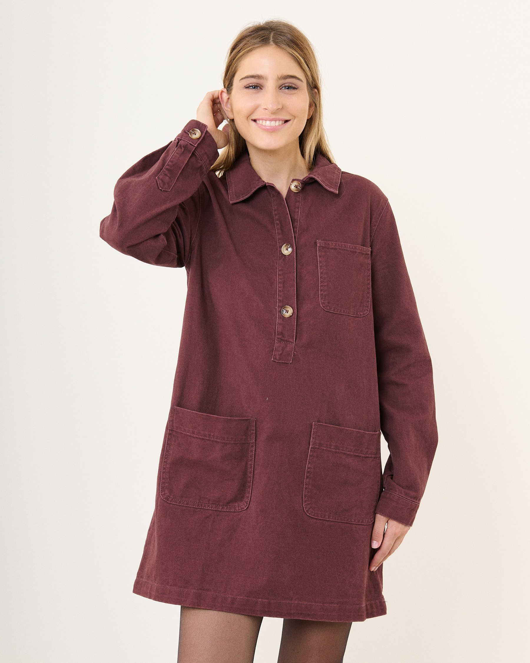 Großhändler Feelkoo - Verwaschenes Jeanskleid