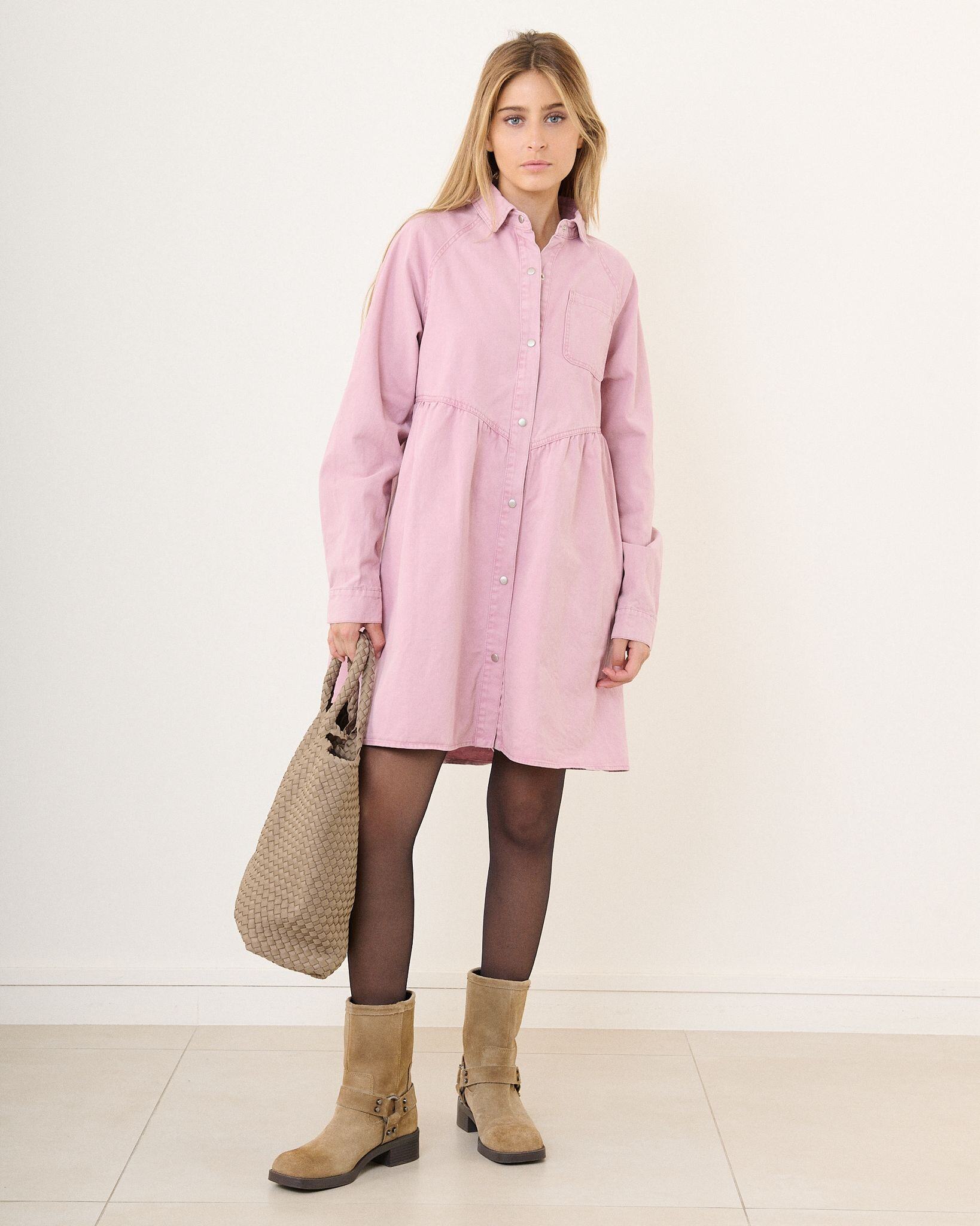 Wholesaler Feelkoo - Faded denim dress