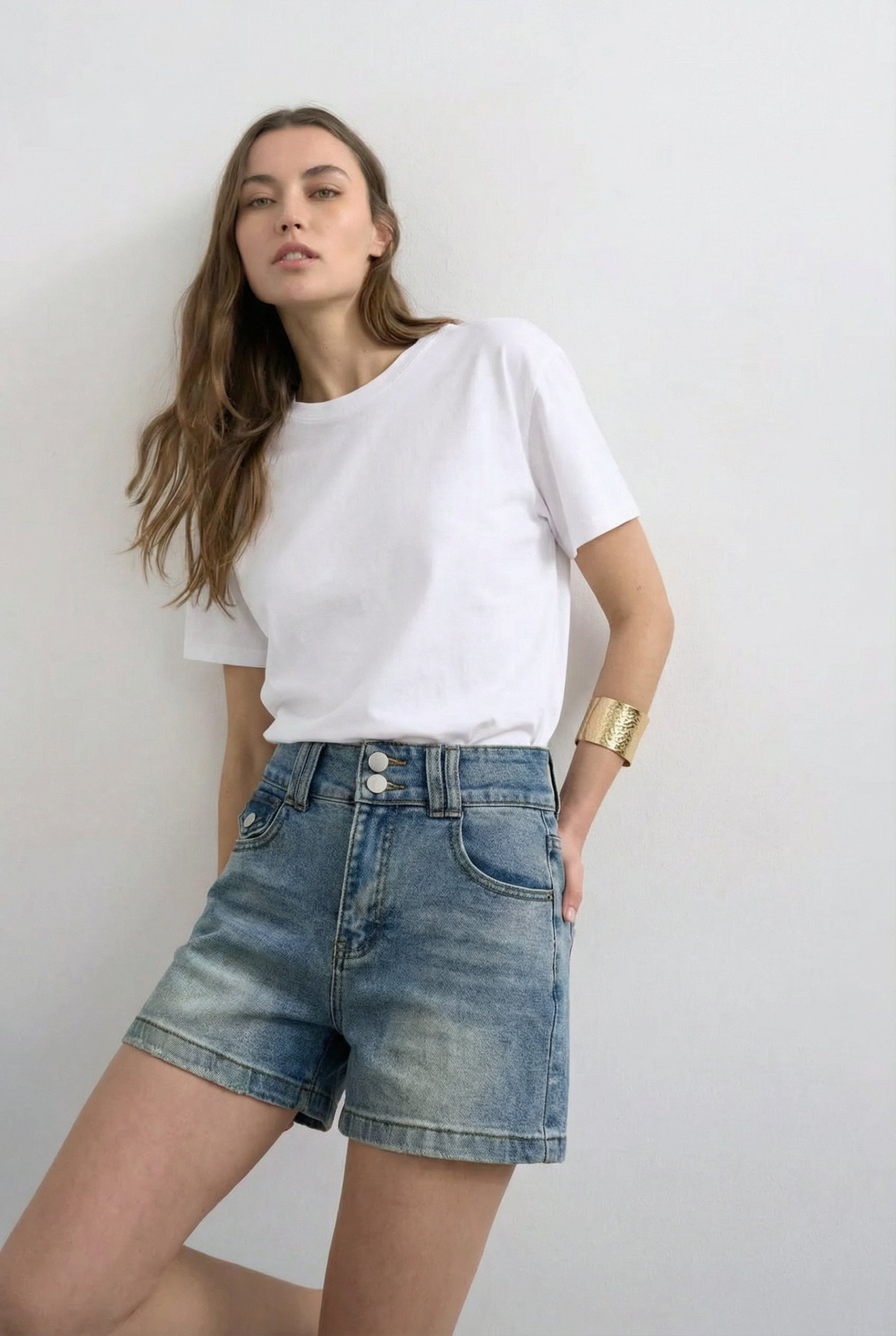 Grossiste Feelkoo - SHORT EN JEANS À POCHES