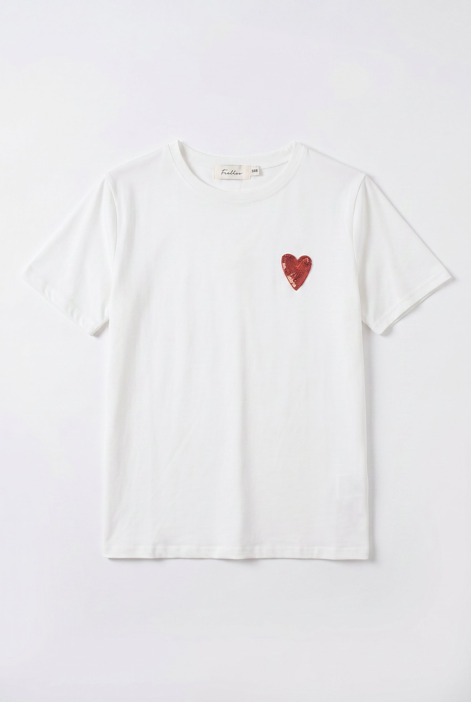 Grossiste Feelkoo - T-shirt avec motif cœur