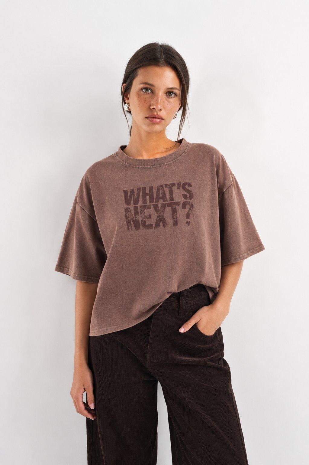 Mayorista Feelkoo - Camiseta estampada What's next?