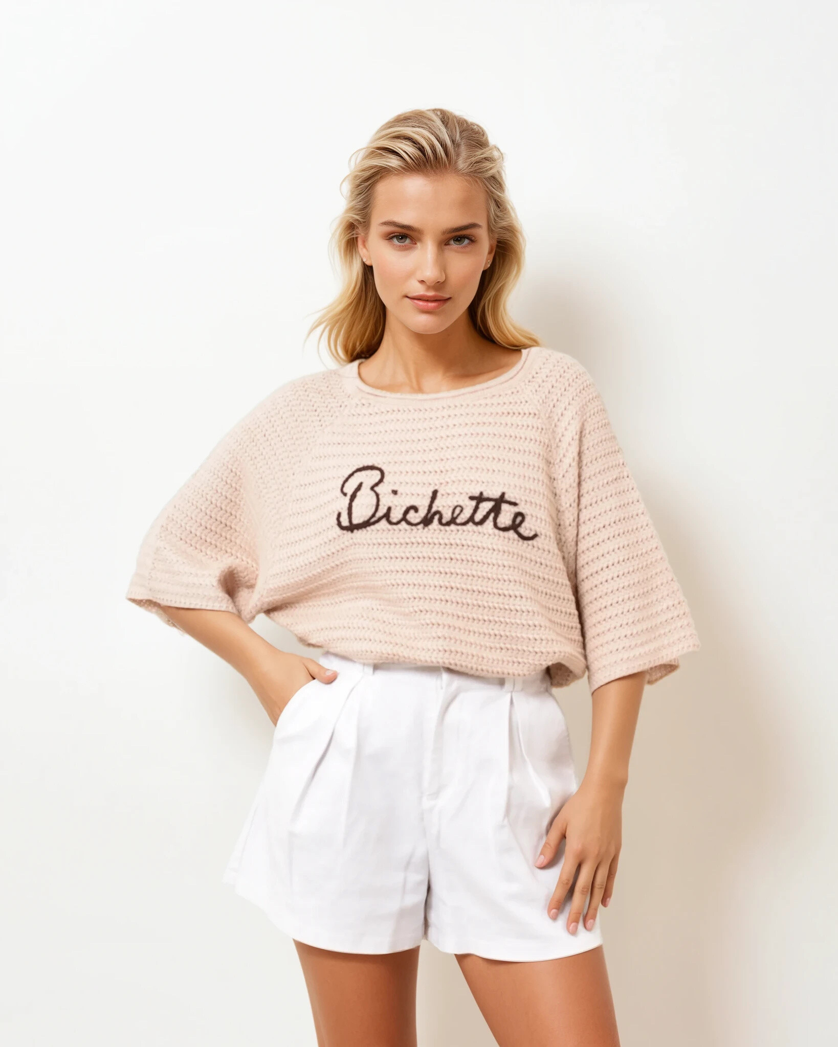Wholesaler Feelkoo - Oversized T-shirt with bichette logo