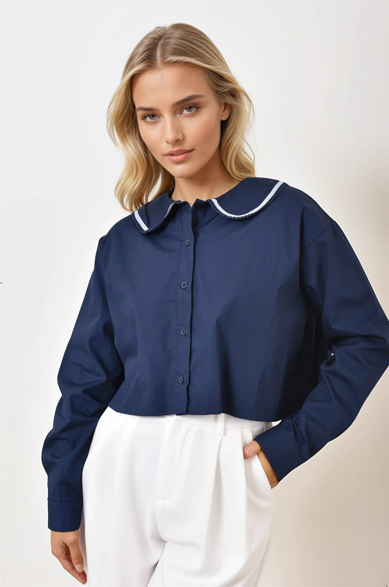 Wholesaler Feelkoo - Claudine collar shirt