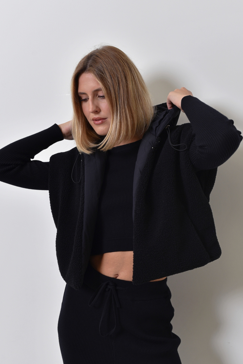Grossiste Feelkoo - Veste en moumoute reversible doudoune