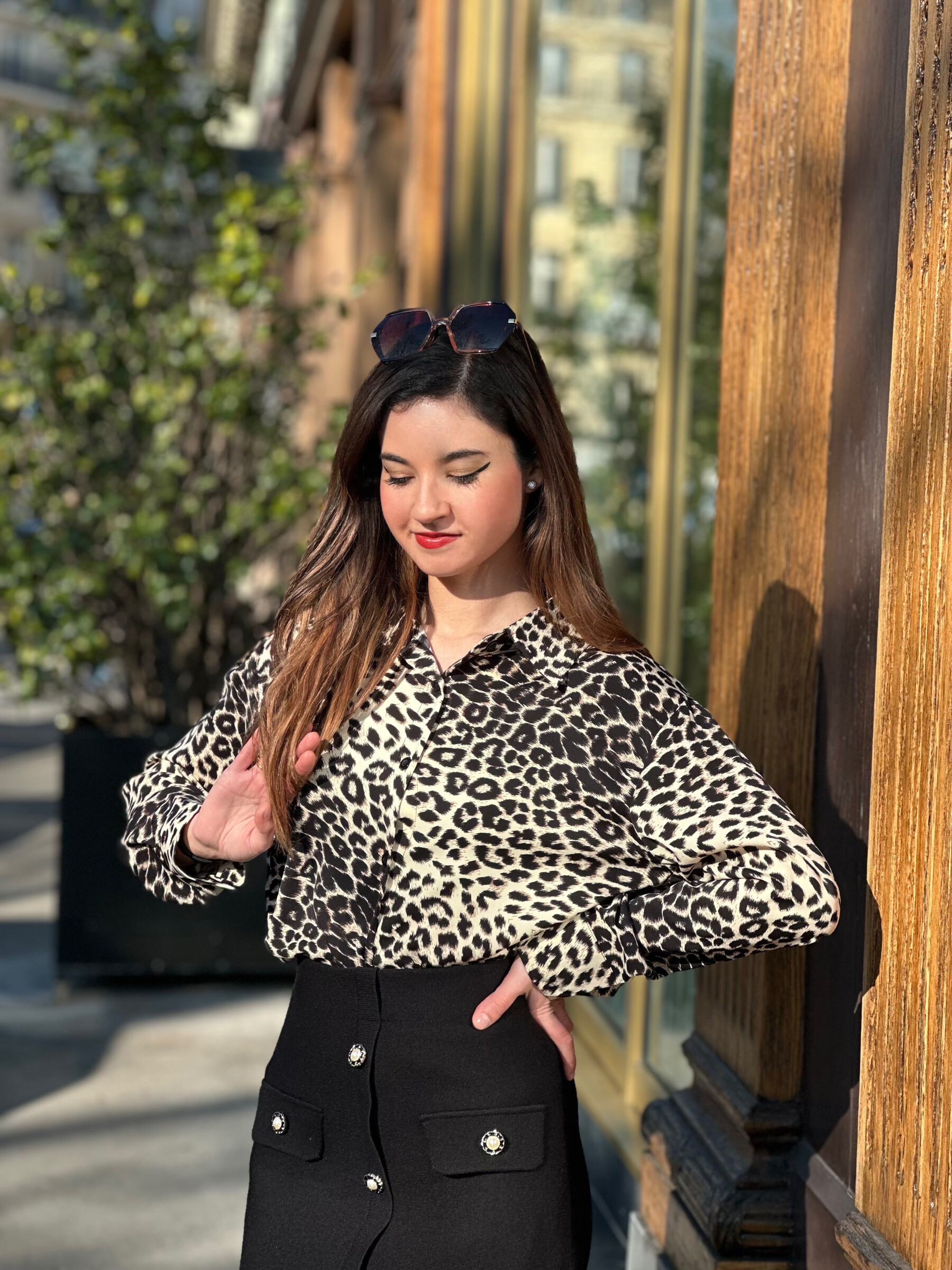 Grossiste FEELOOK - Chemise a motif imprimée léopard